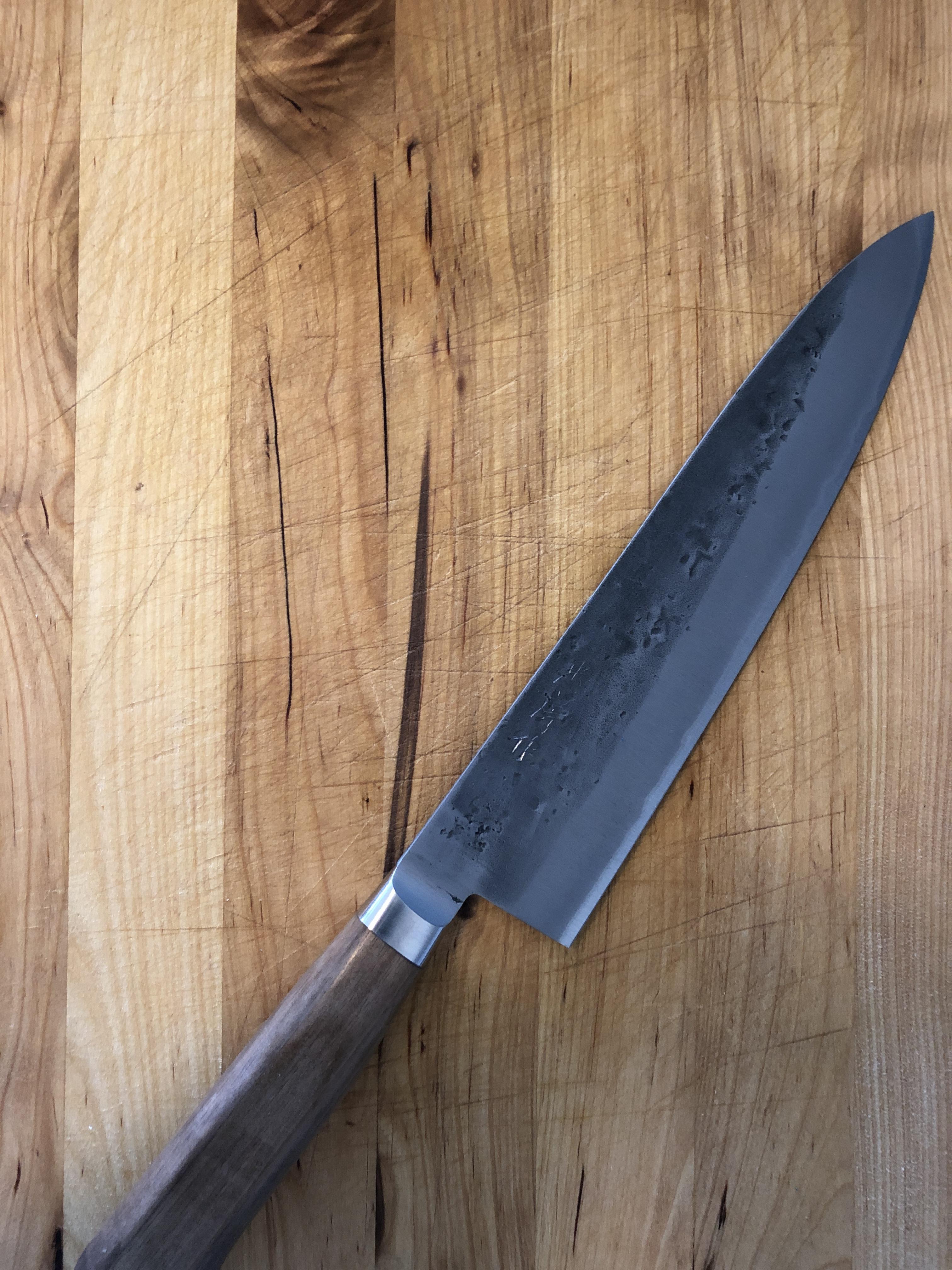 My first Japanese knife. Tadafusa Nashiji Western handle. I