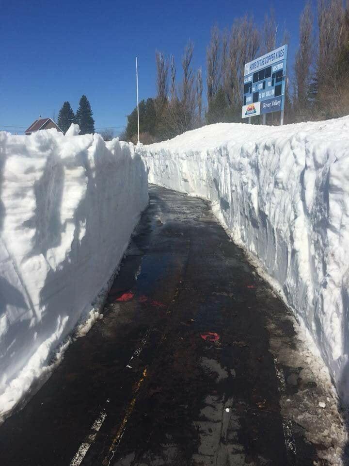 The Upper Peninsula Of Michigan City of Calumet. Their racetrack 🤣 r