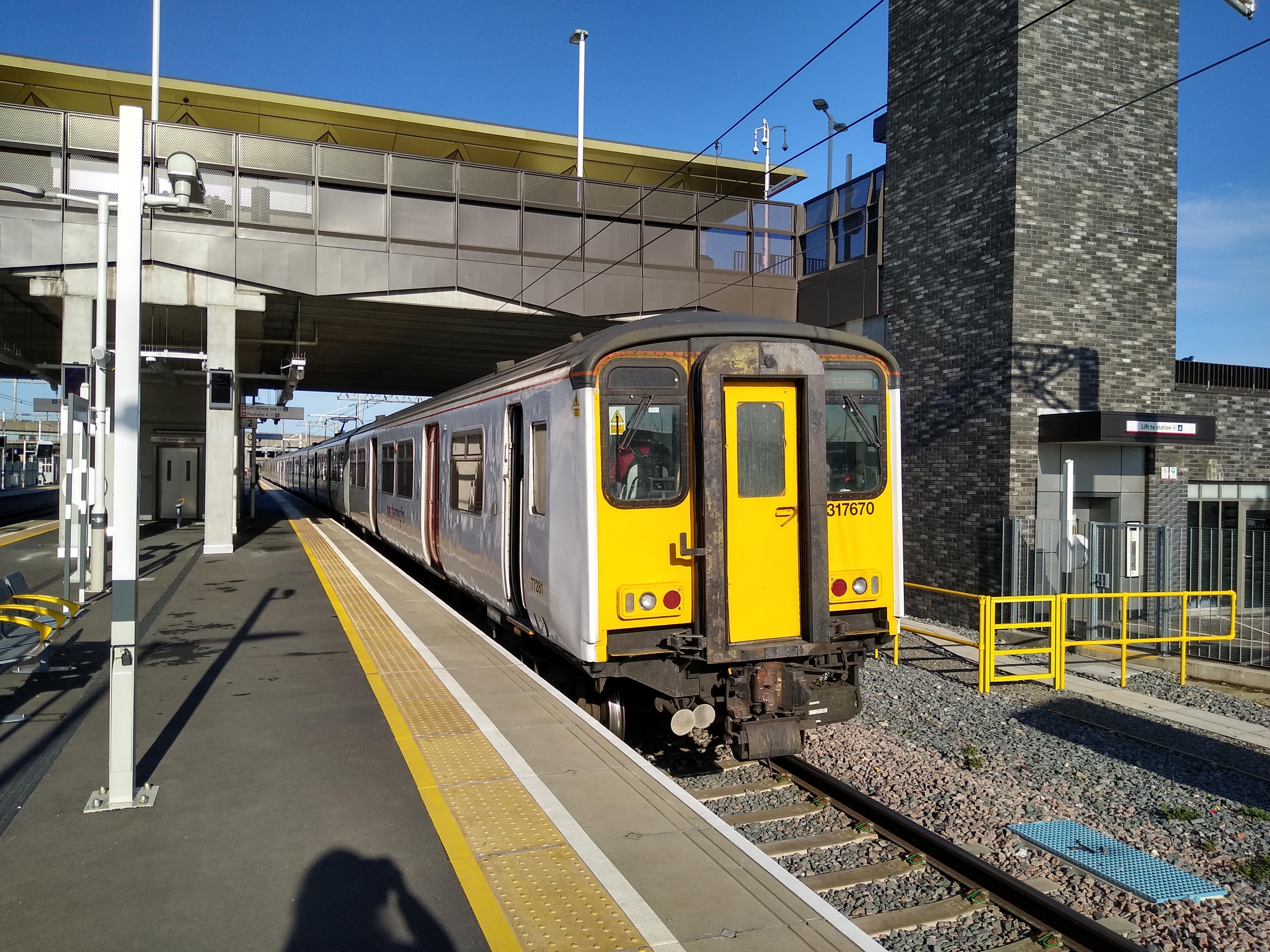 317670 at Meridian Water, 8th February 2020 uktrains