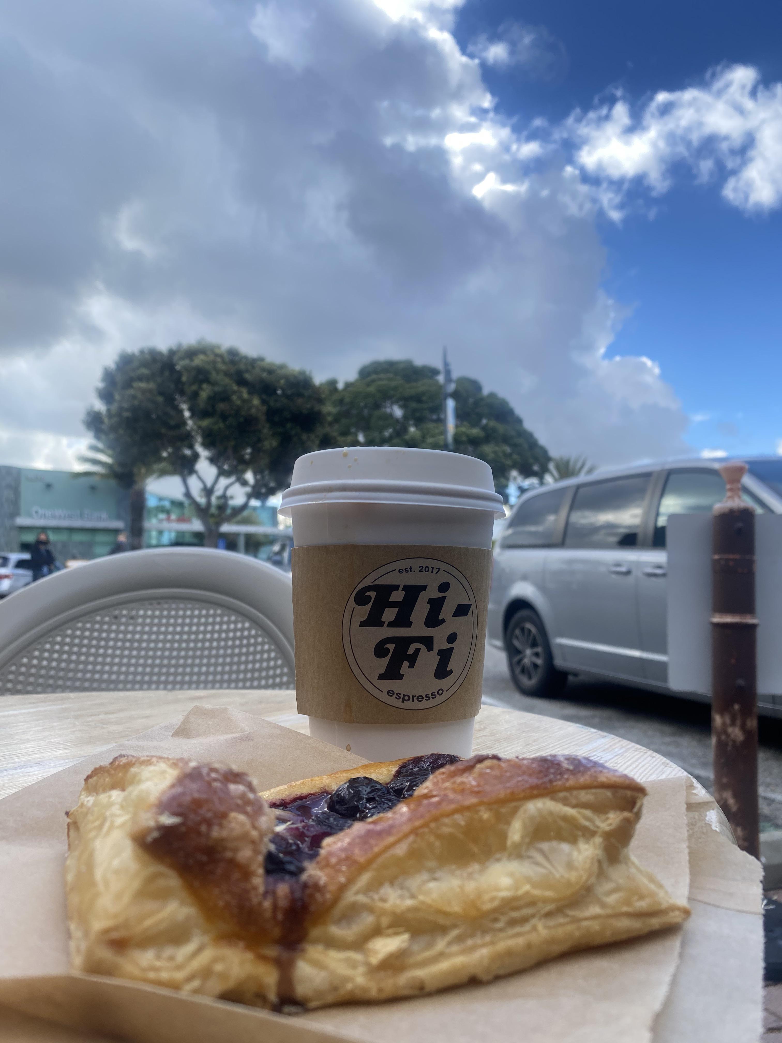 Pastry and coffee after the rain Little French Bakery in Redondo. Love this spot. r/SouthBayLA