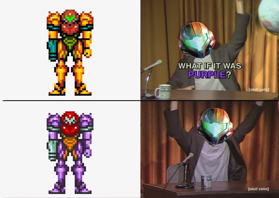 Nintendo / the Chozo designing the gravity suit r/Metroid