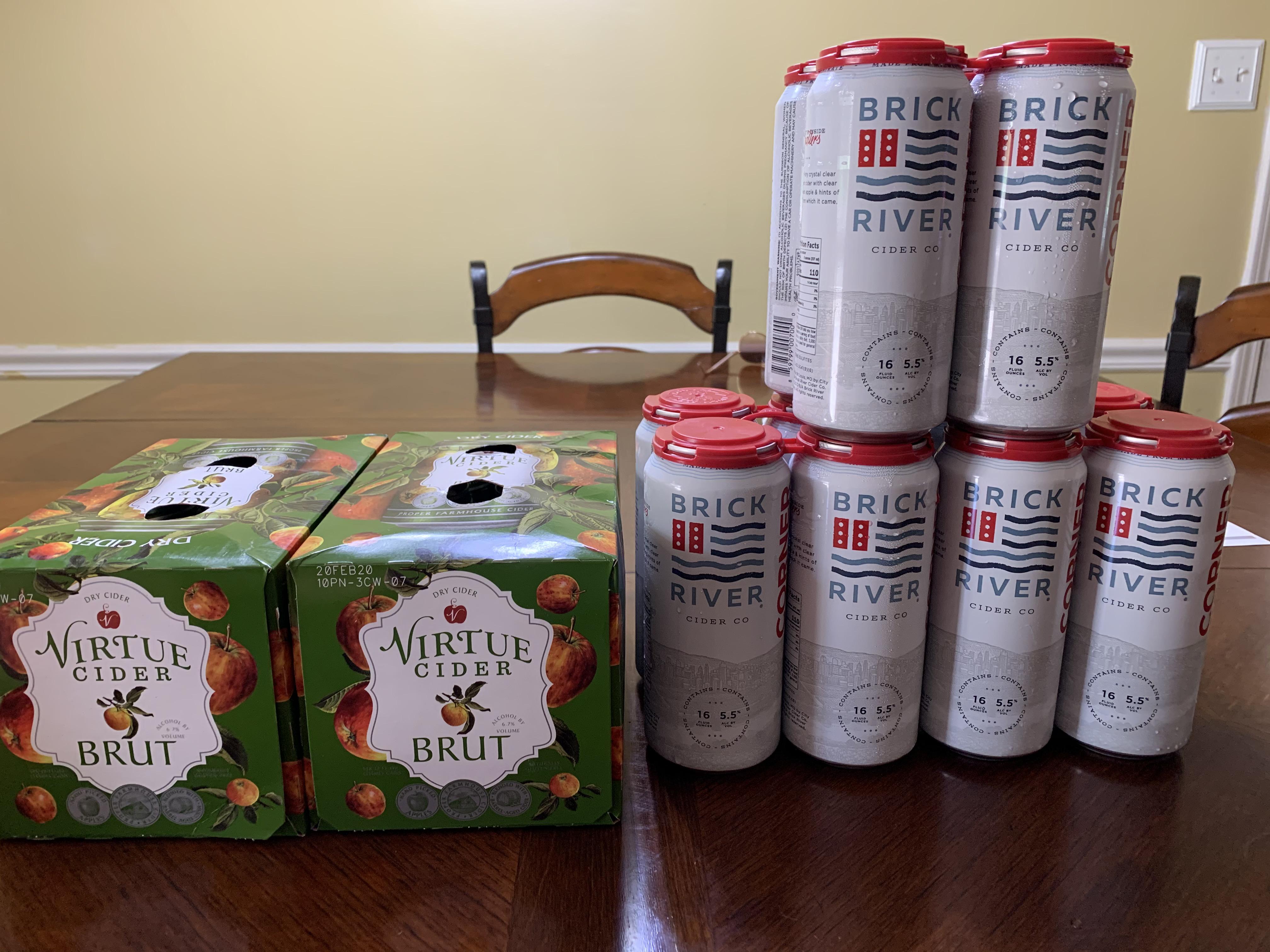 Parents came down for Memorial Day. I can’t find any good hard cider in