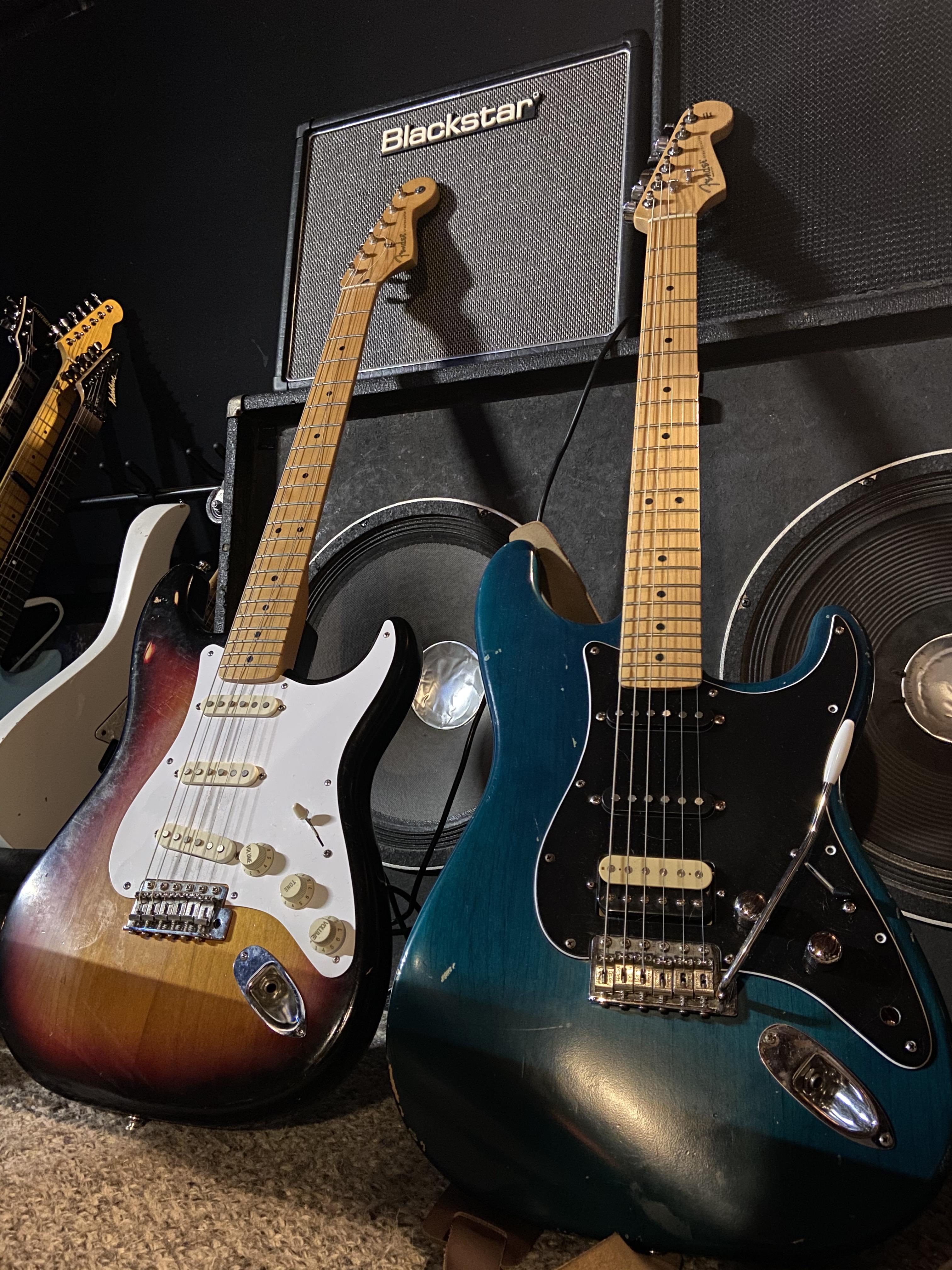 Pair of highway 1’s strat fender r/guitarporn