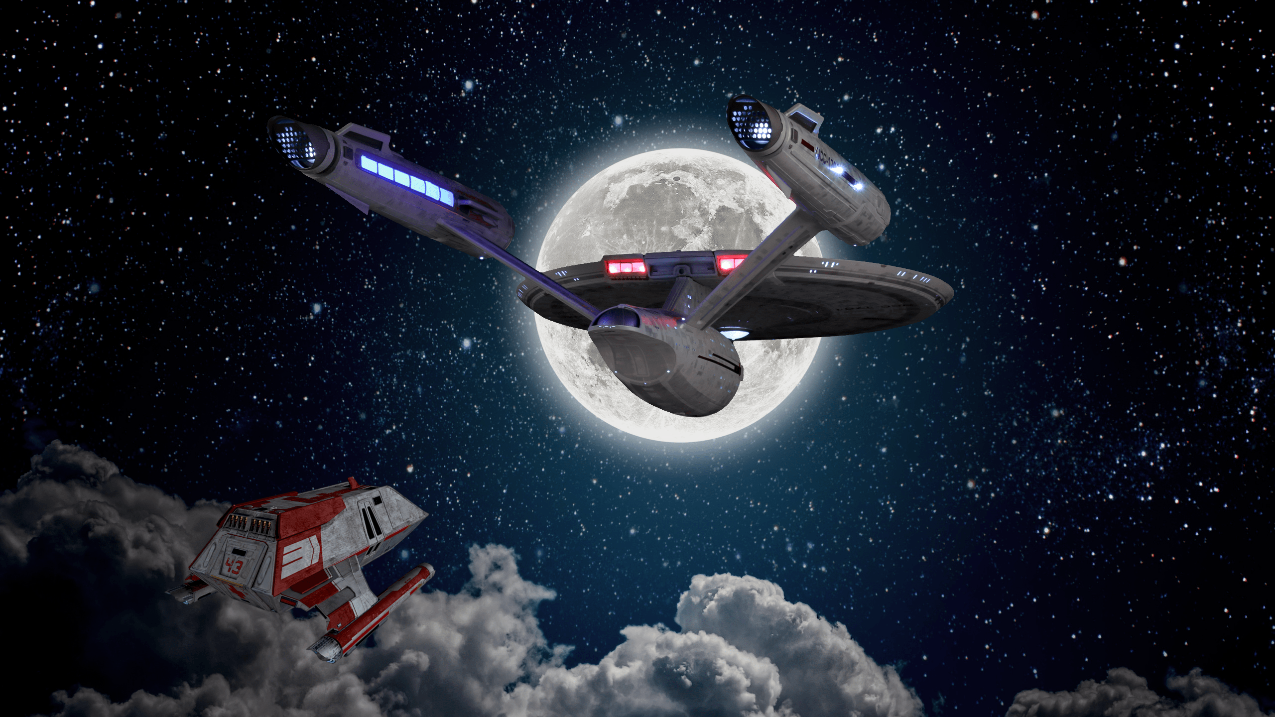 USS Enterprise (Star Trek Discovery) [2560x1440] [OC] r/StarshipPorn