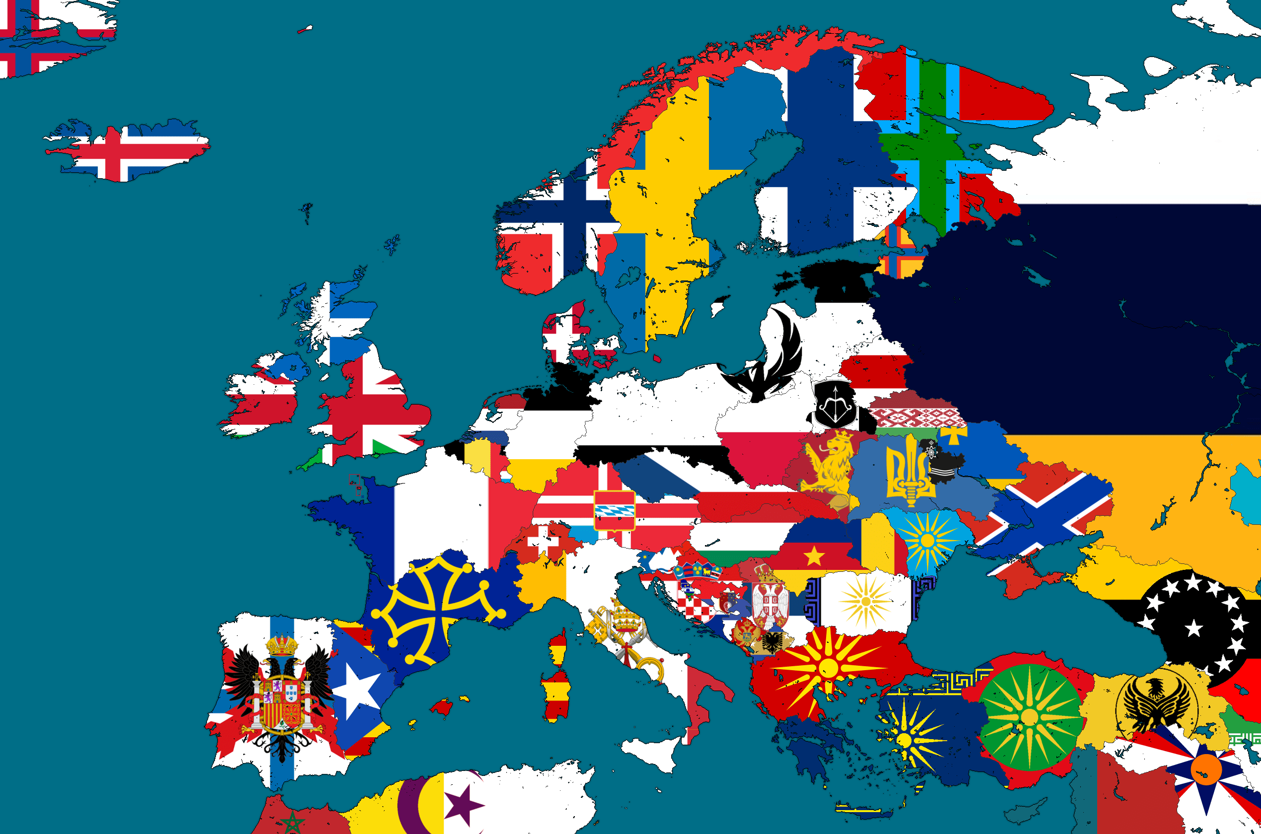 Ww1 Map Of Europe With Flags