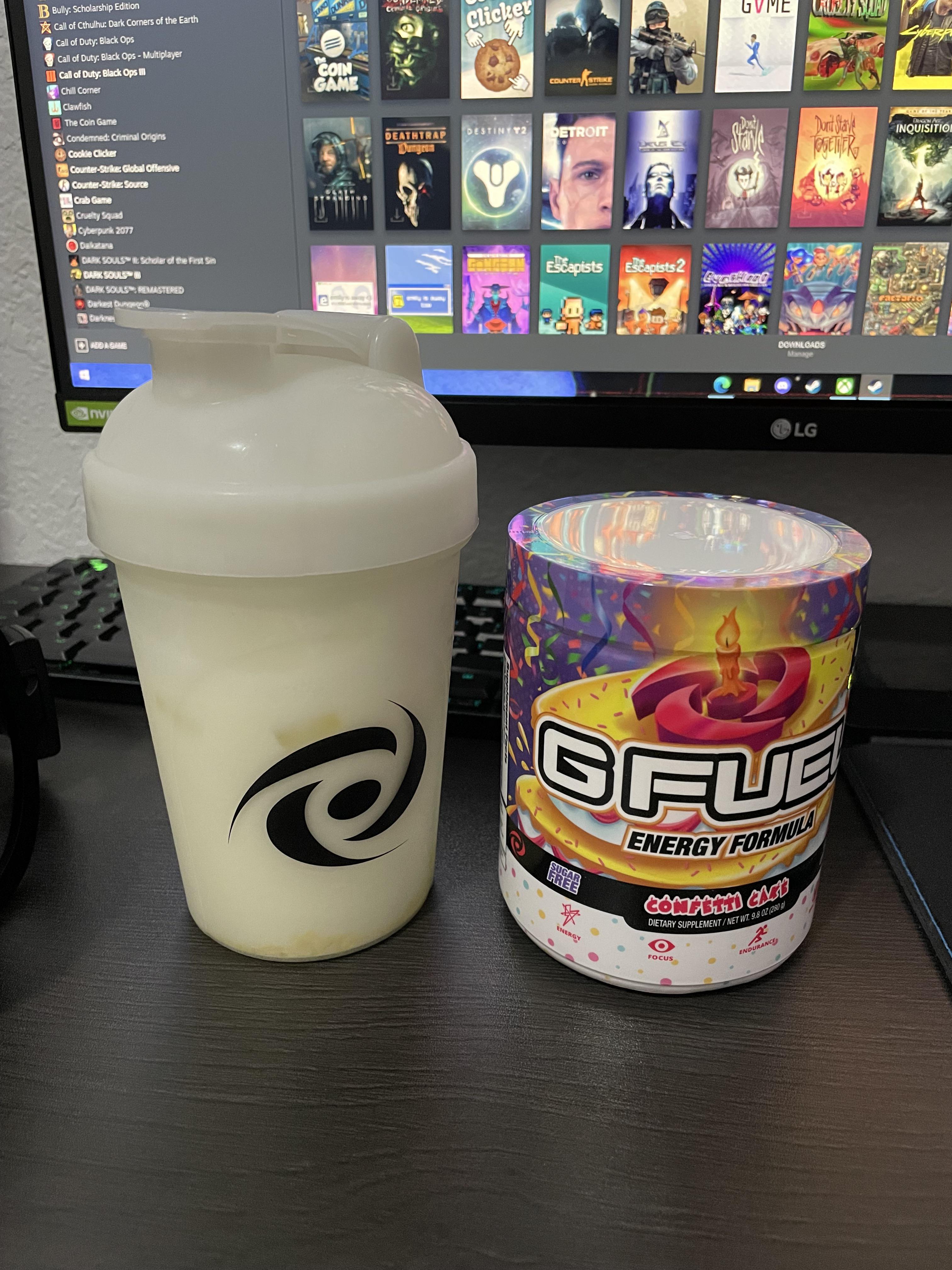 Confetti Cake on milk! S tier r/GFUEL