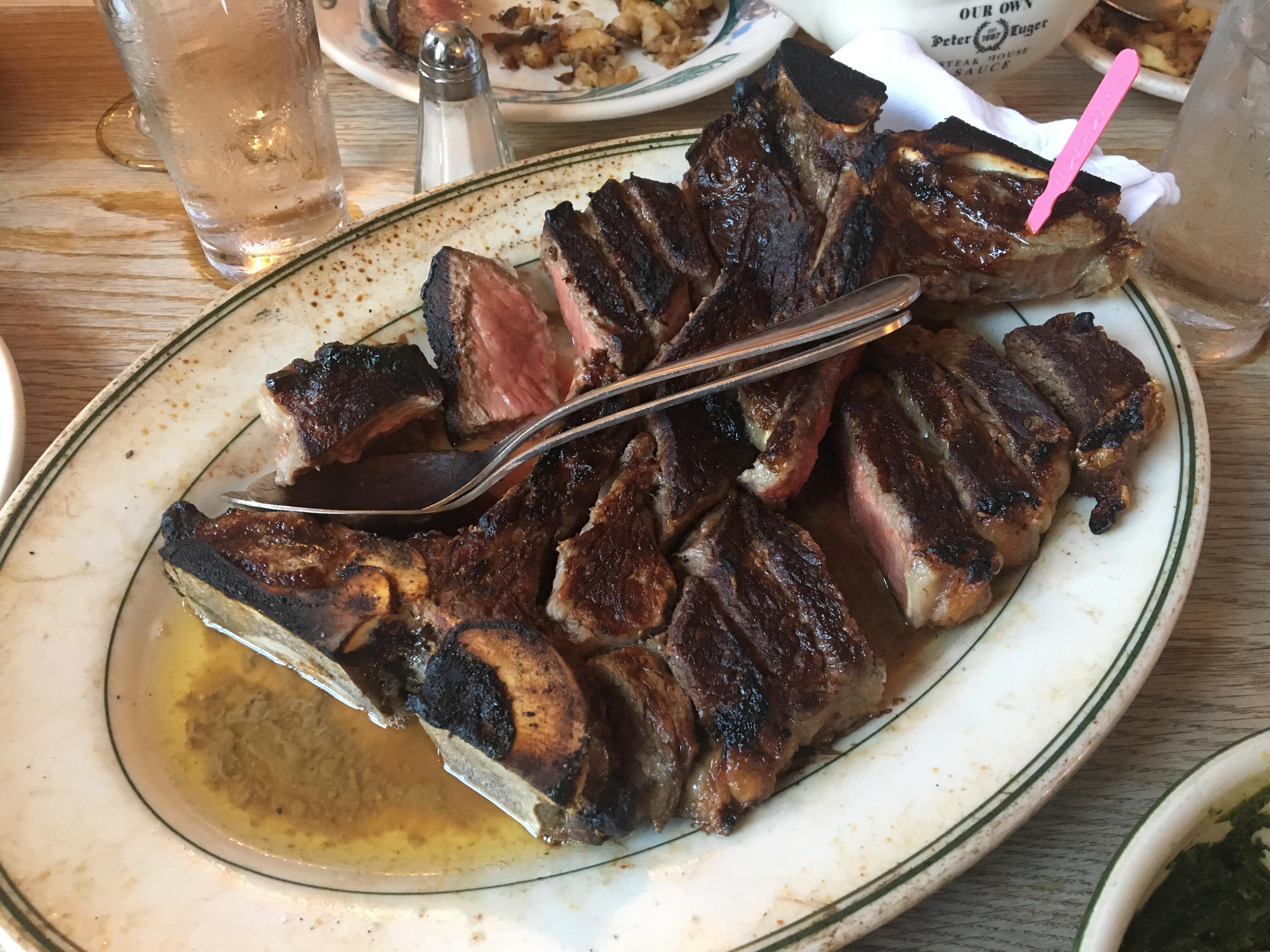 Double TBone from Peter Luger Steak House in Brooklyn, New York r/steak