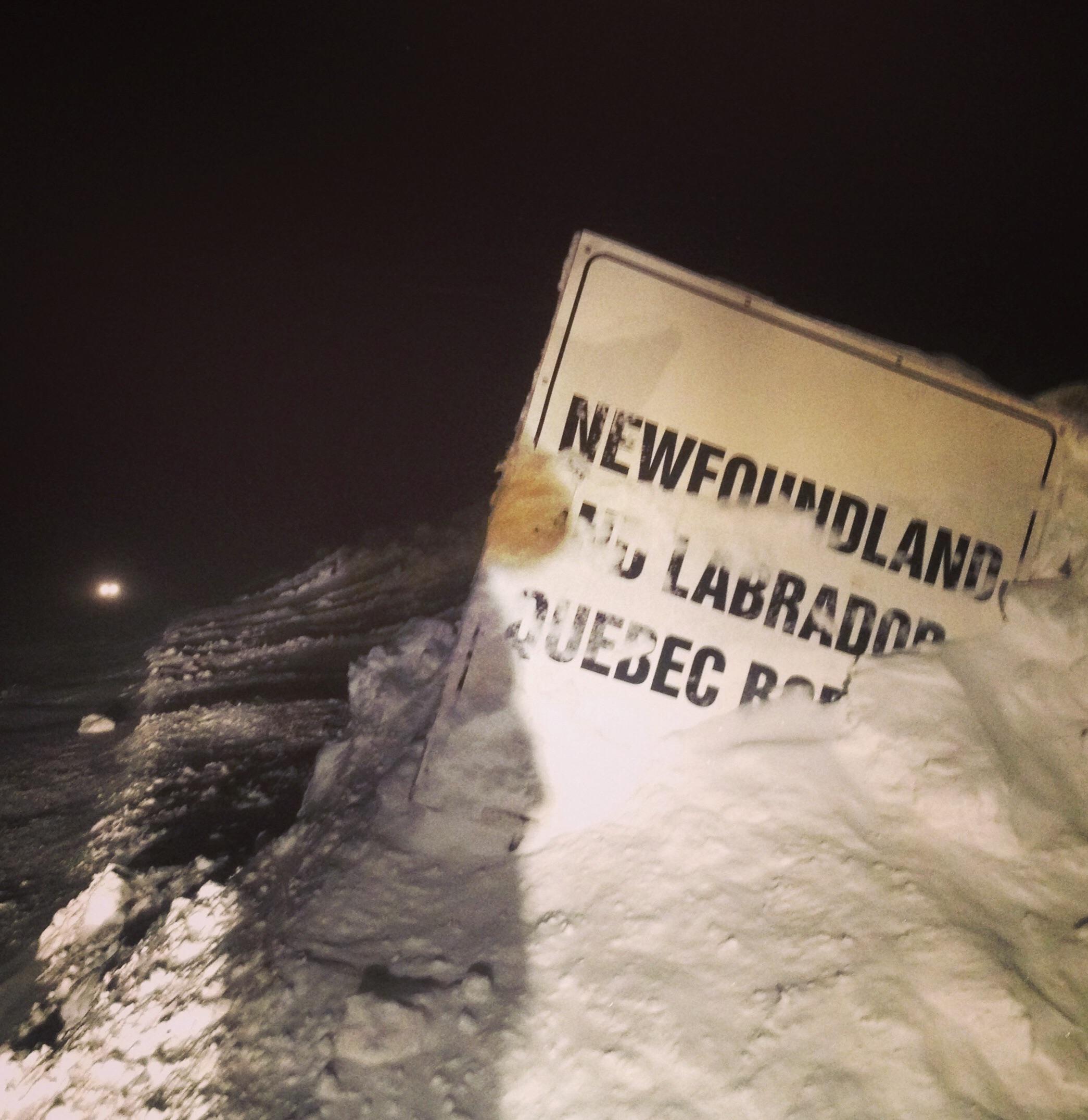 The absolutely frigid border between Labrador and Quebec. r/Borderporn