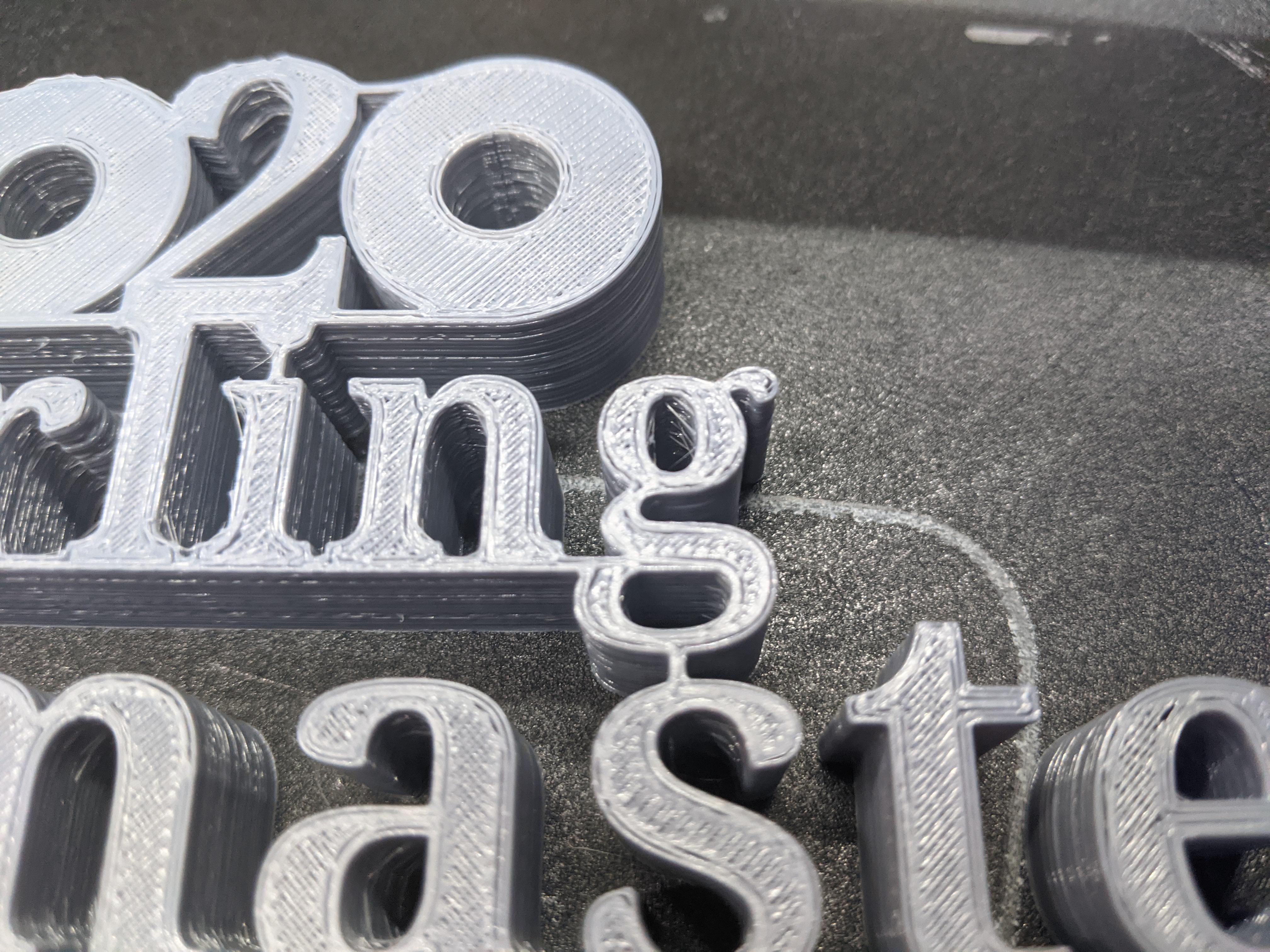 Is This Under Extrusion What Could Be Causing This Esun Pla Grey Ender 3 Pro More Info In Comments R Fixmyprint