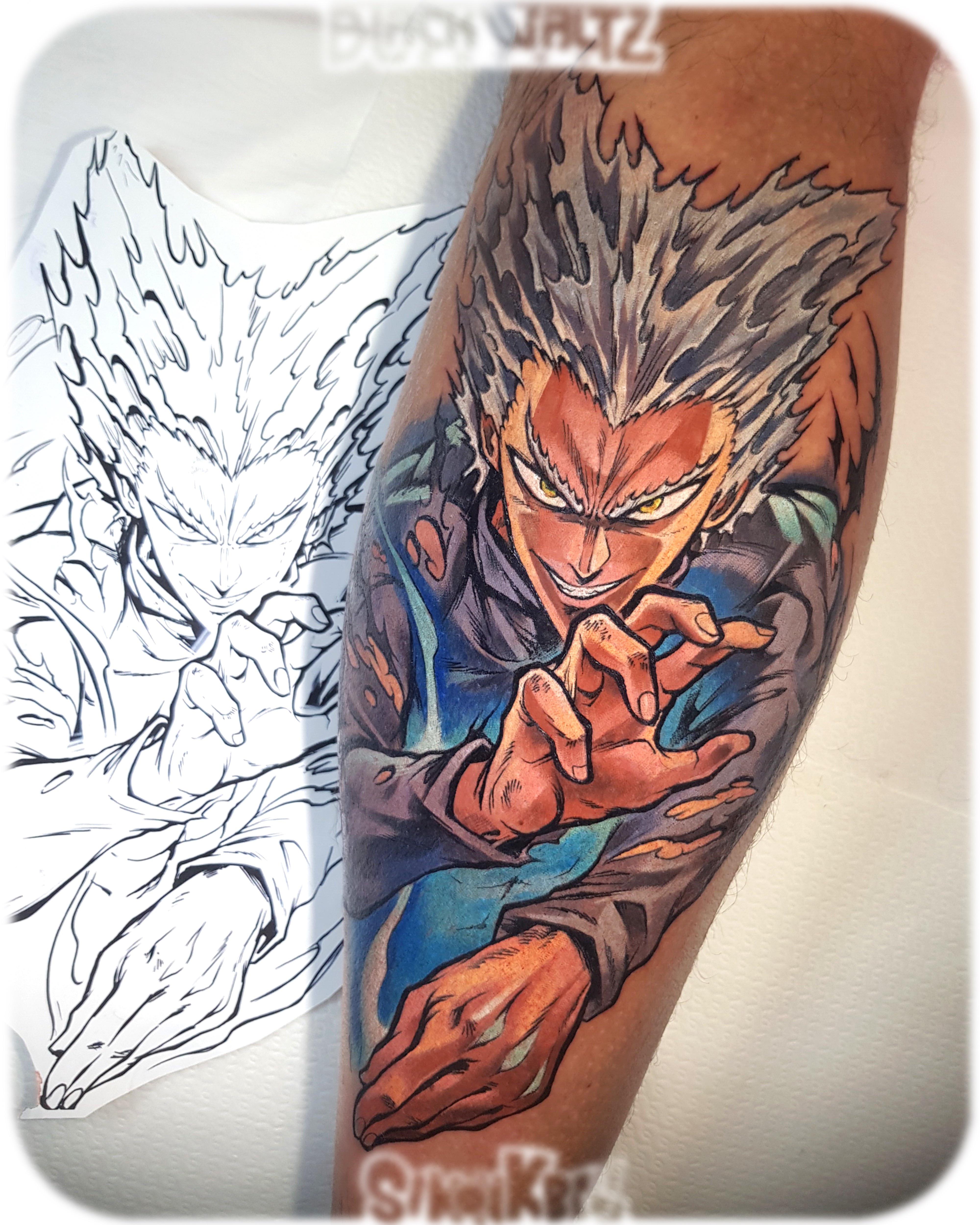 My Garou Tattoo From One Punch Man! OnePunchMan