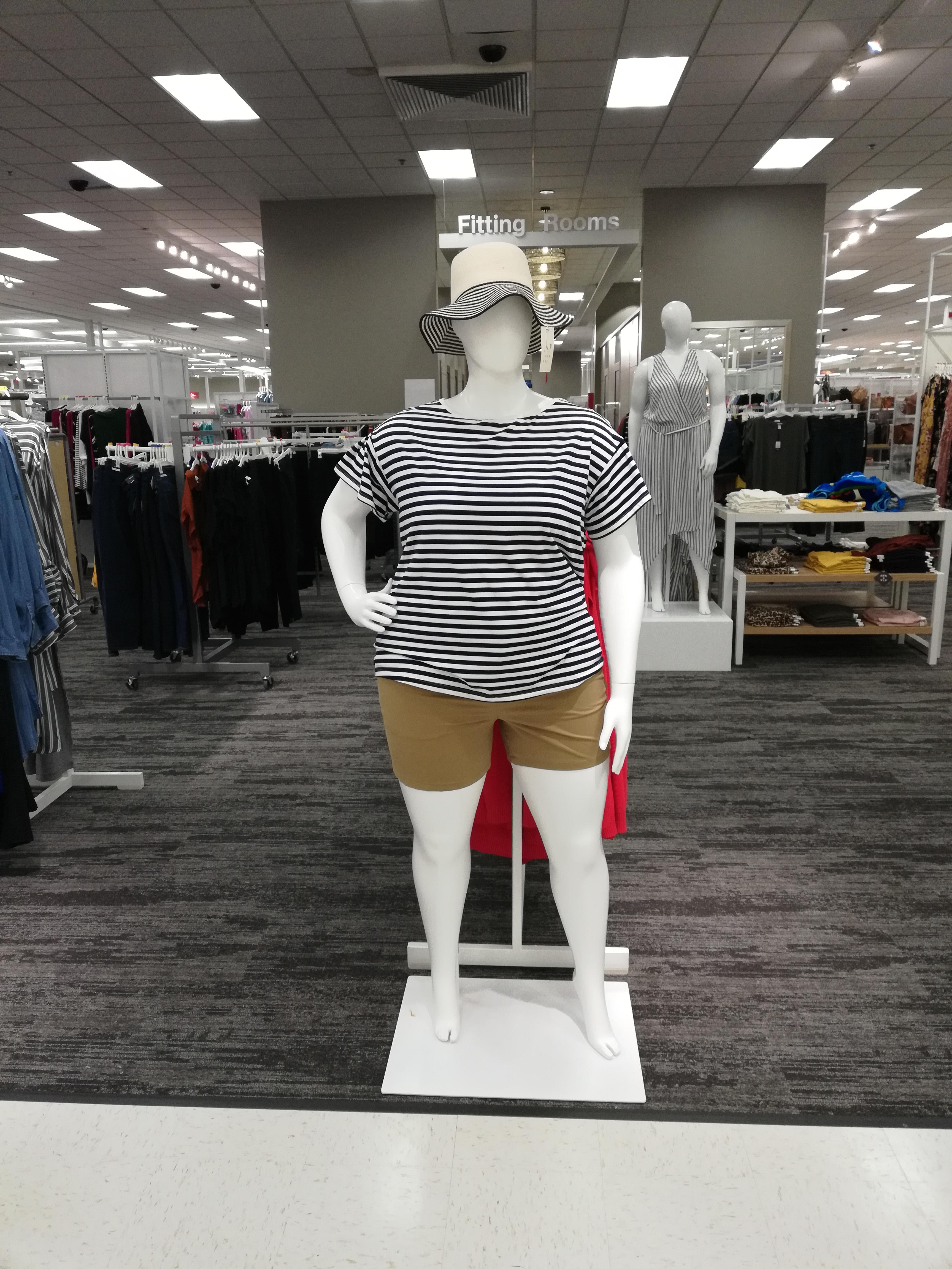 My local Target just got new mannequins. Super excited they have plus