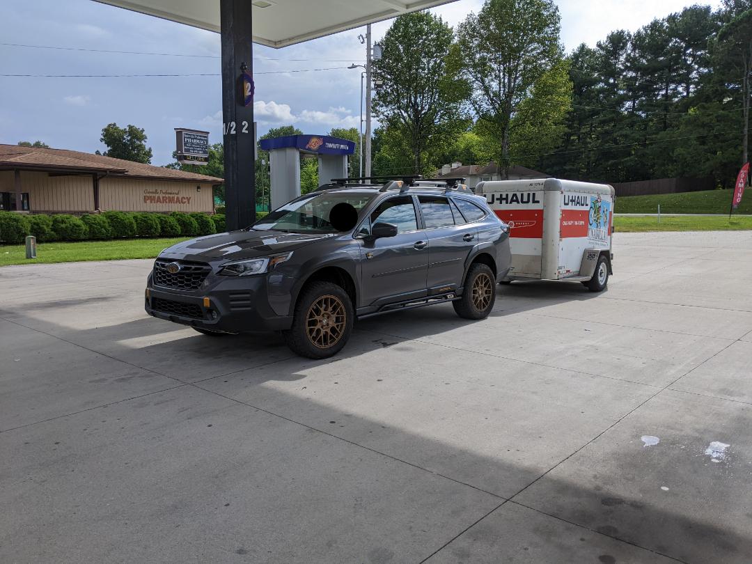 First time towing : r/Subaru_Outback