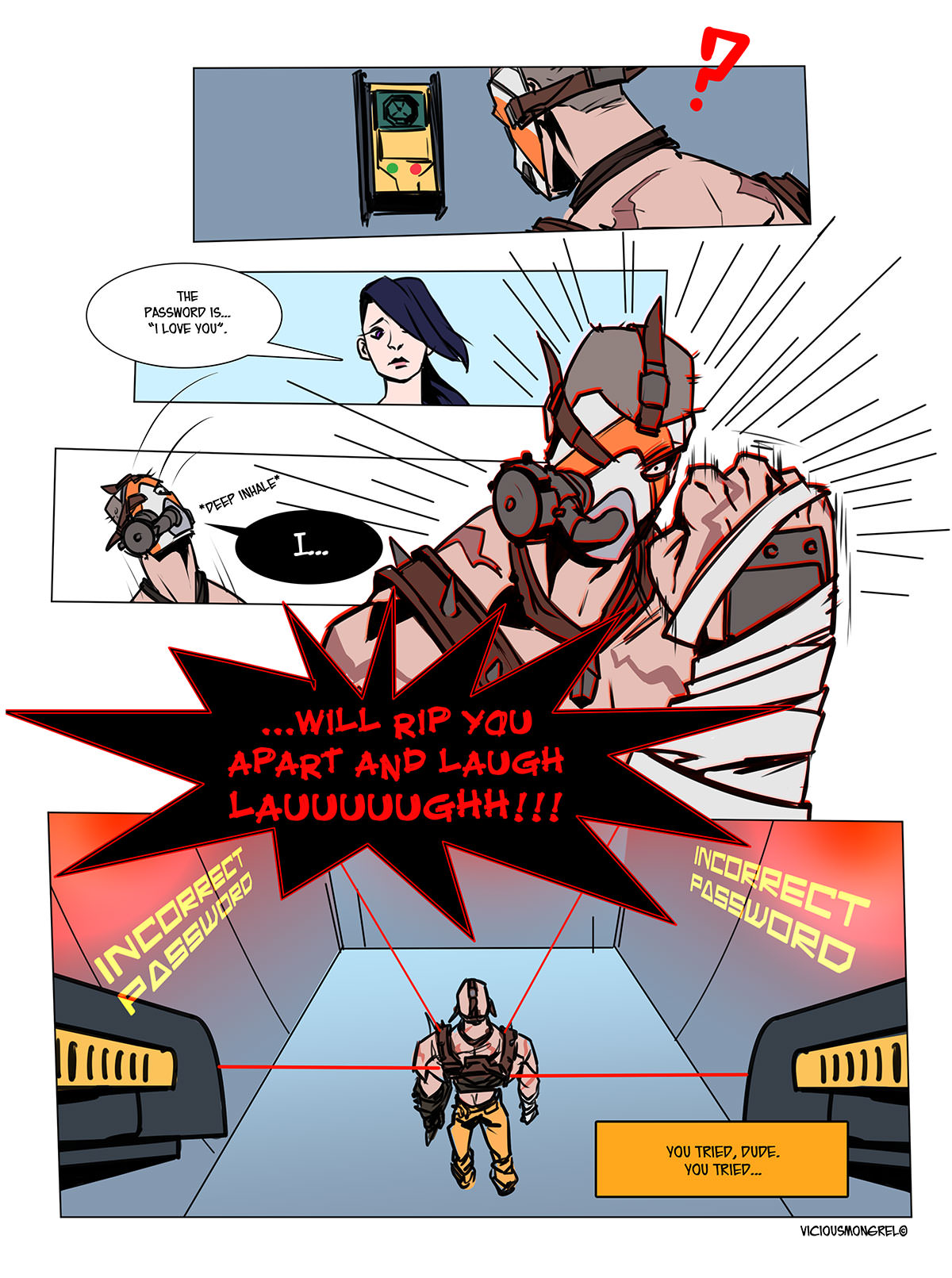 What would have happened if Krieg didn't have control during the