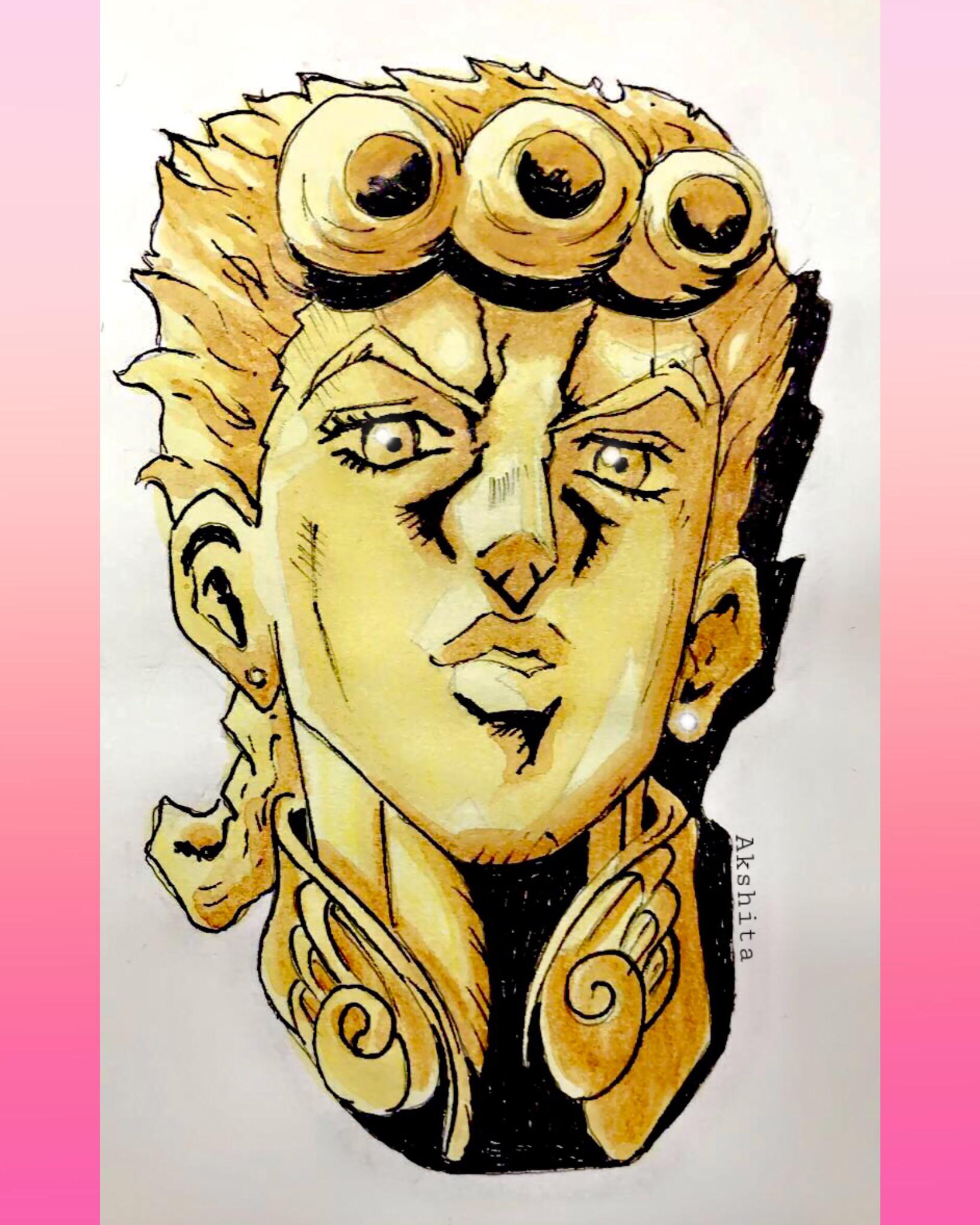 I absolutely love jojo’s art style, so i drew one of my favourite
