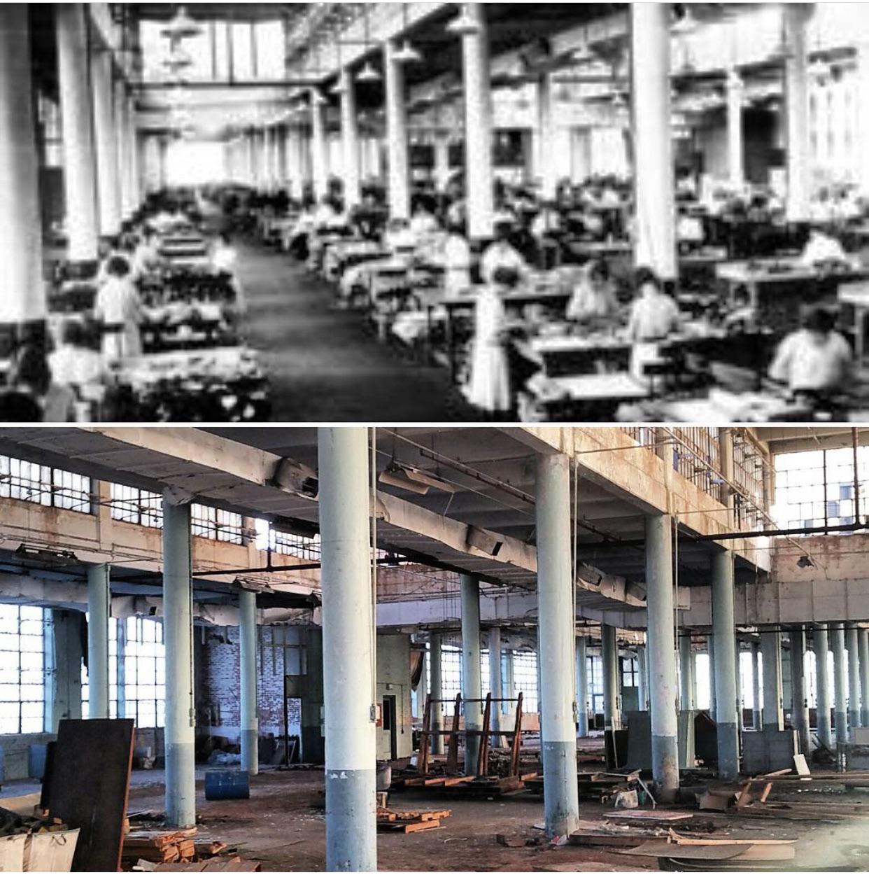 Factory in Martinsburg WV 1932 and 2016 r/OldPhotosInRealLife