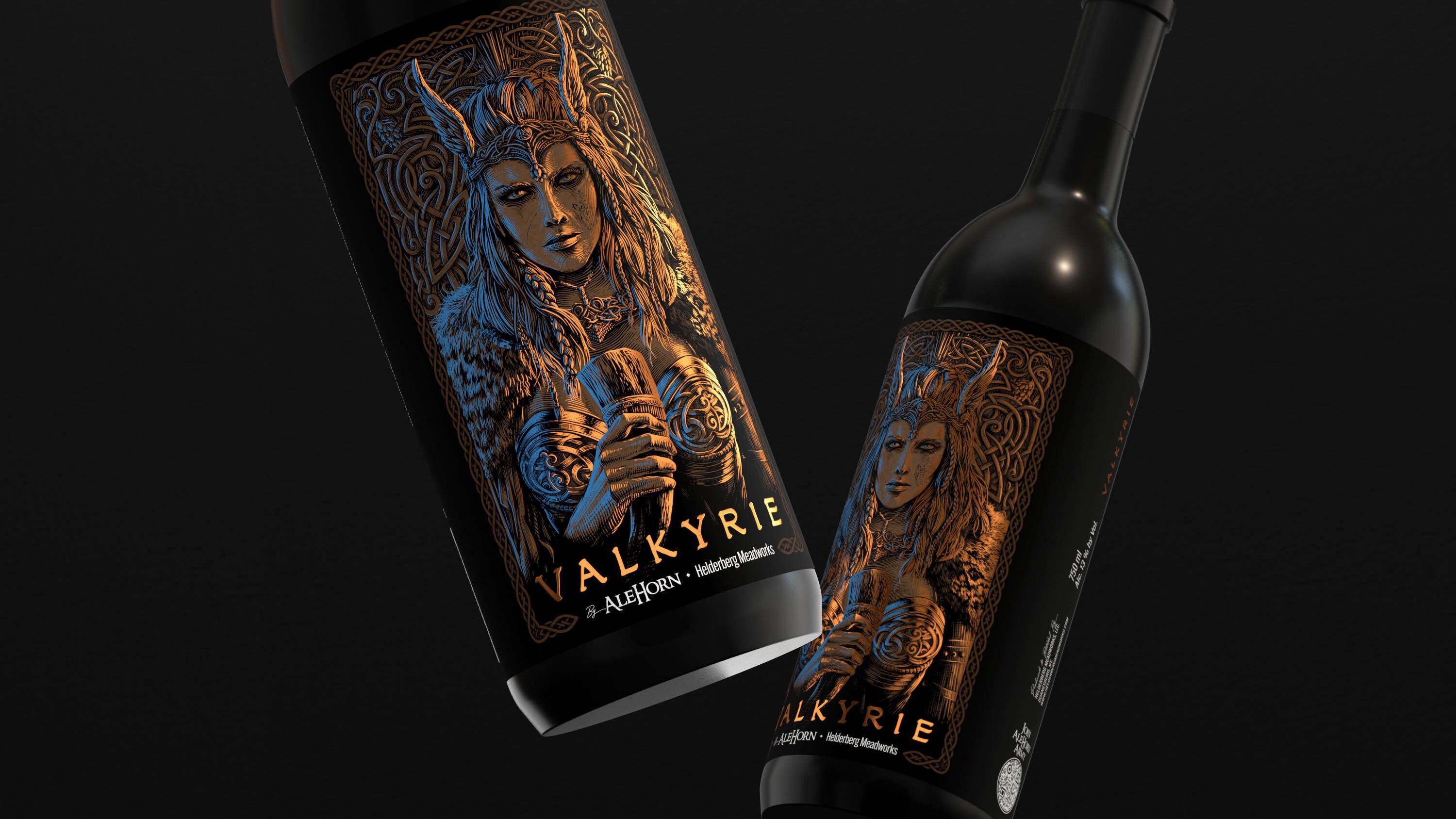 Bottling the dry honey mead. Do you like the art work? There’s also a