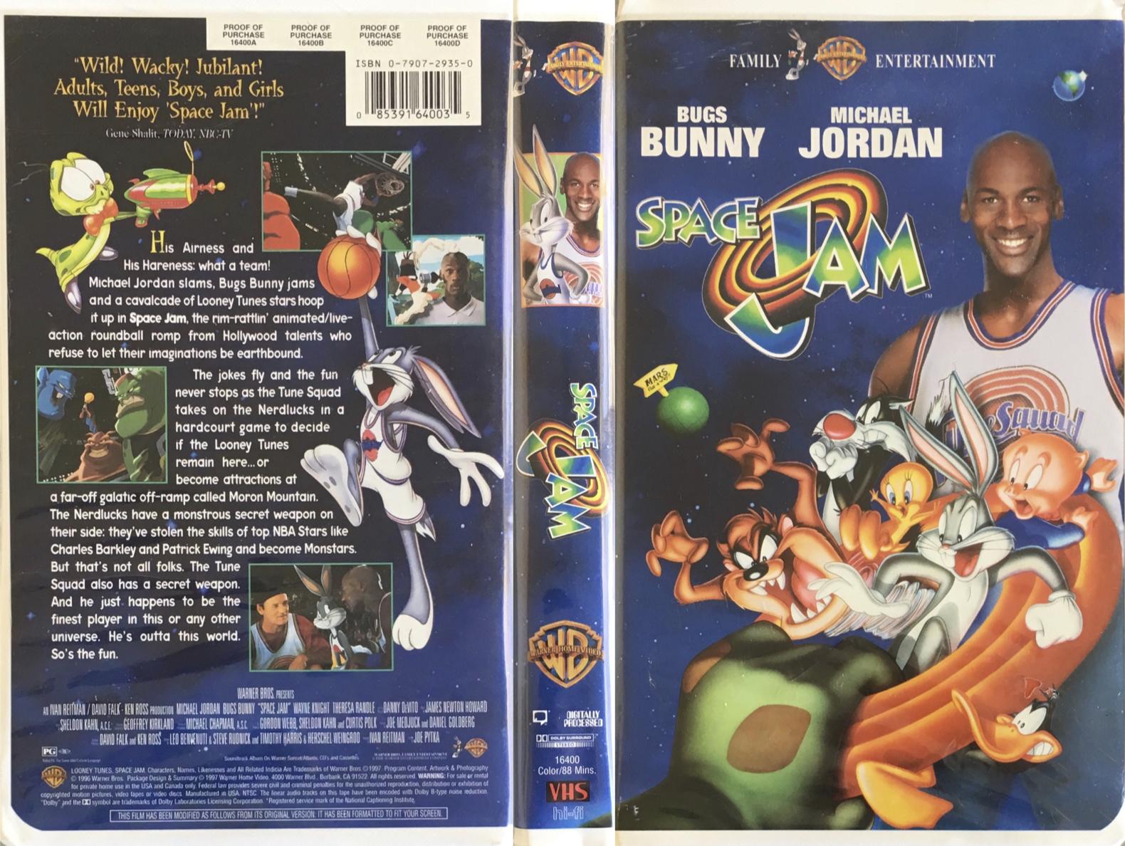 Space Jam (1996) was released 20 years ago today r/VHScoverART