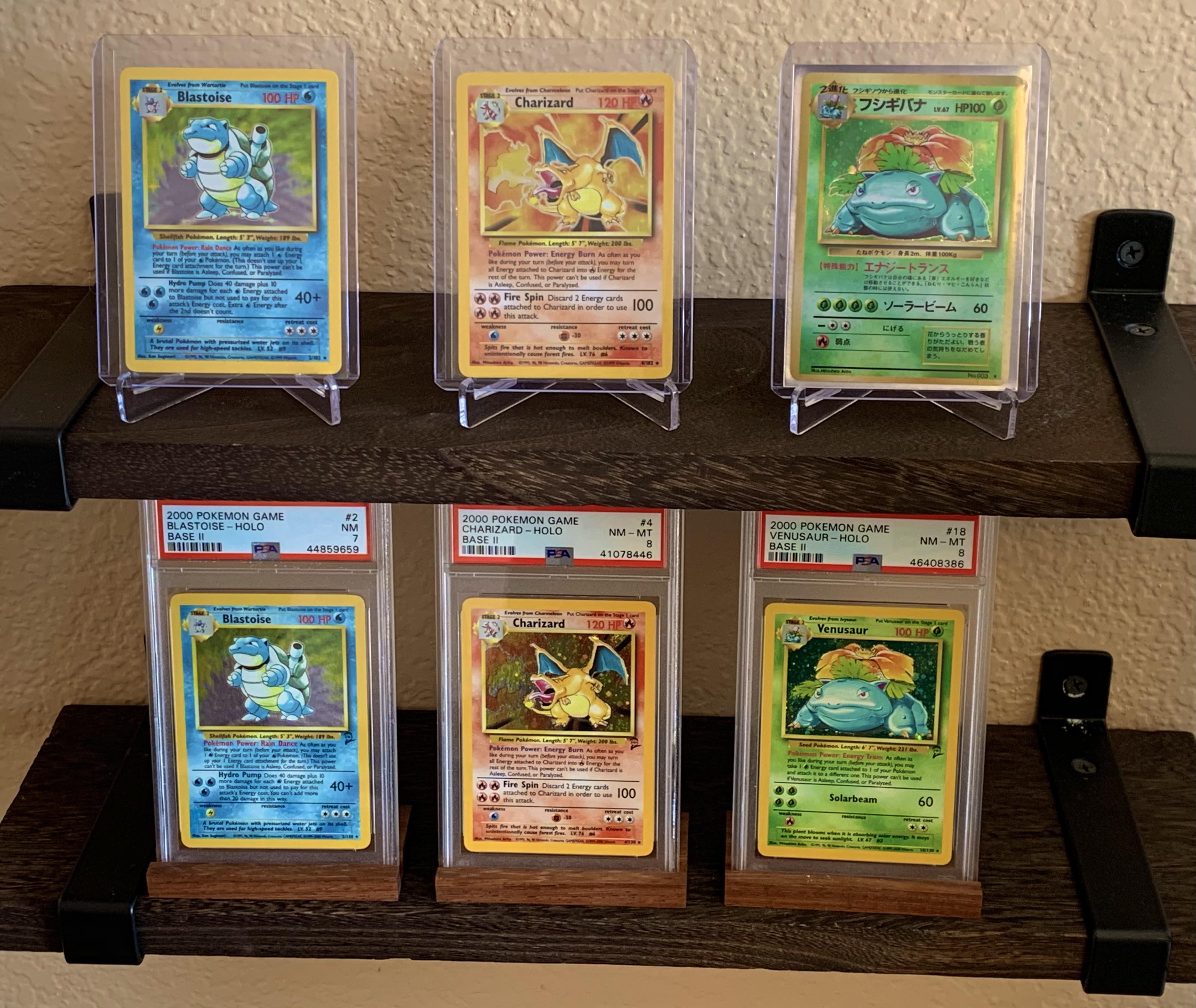 Goal Is To Complete 3 Rows of OGs Japanese, Base Set, Base Set 2. 💧 🔥