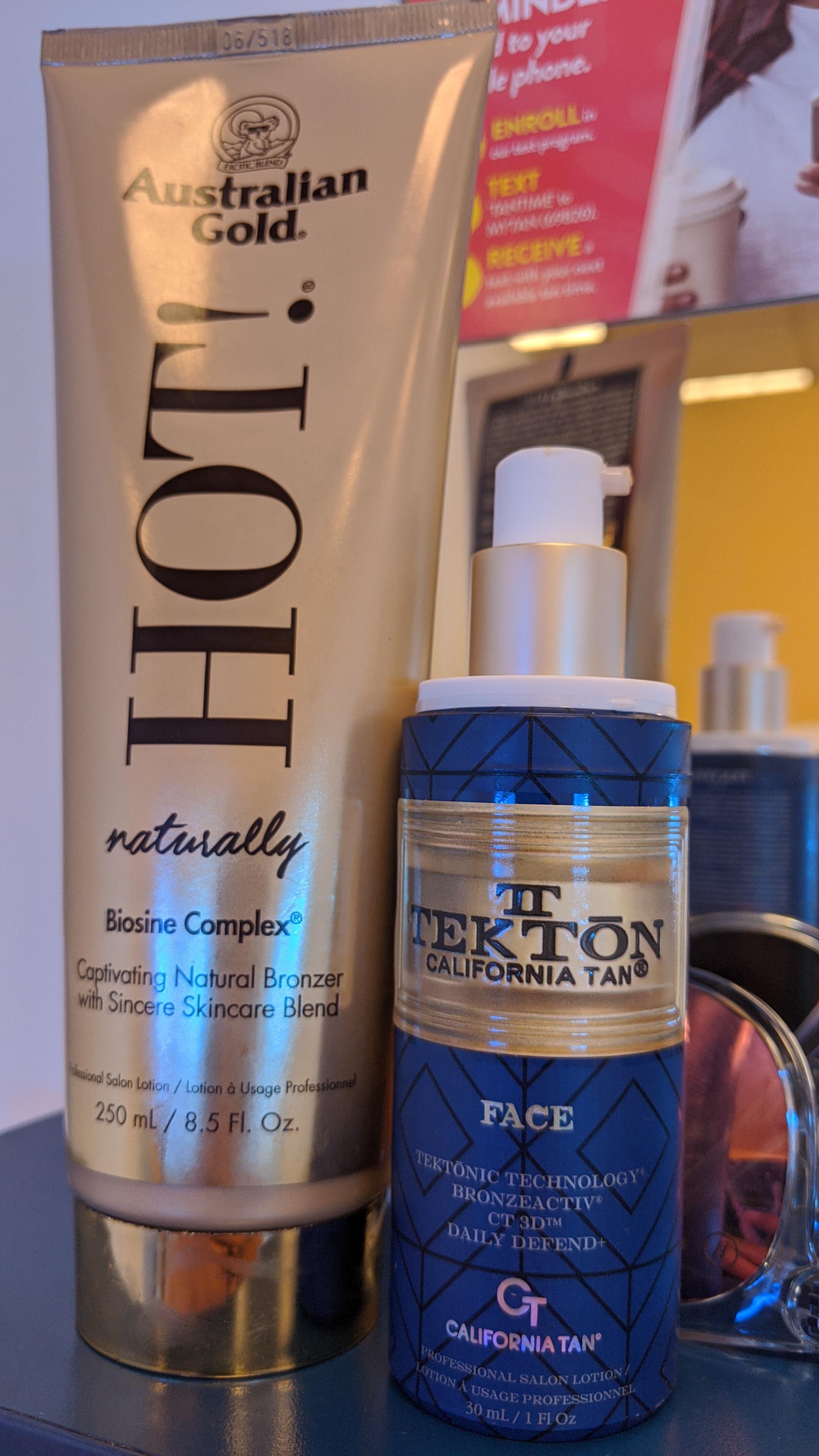 Lotions of the day. Used these today r/tanning