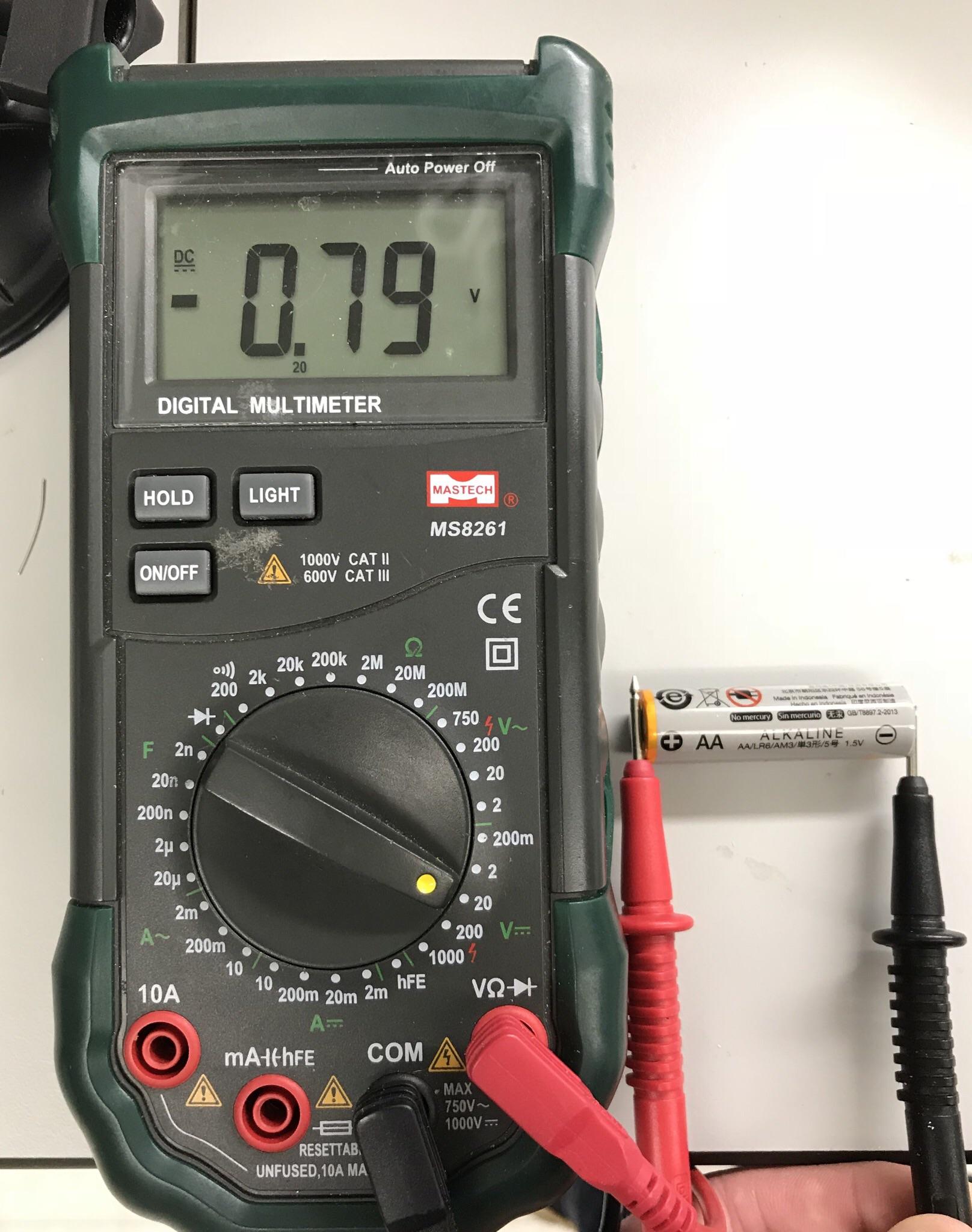 This battery’s positive and negative terminals are backwards r