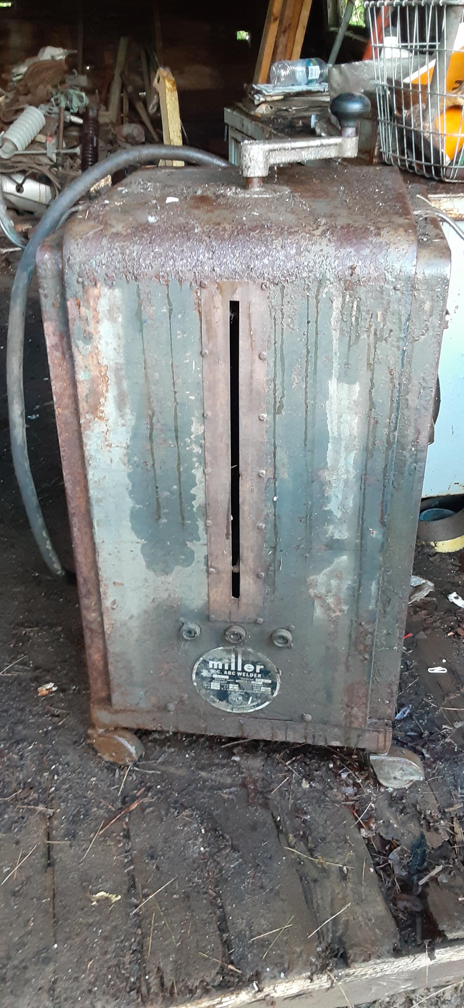 Mid 1940's? Miller Arc Welder Model 61. Found while cleaning an estate