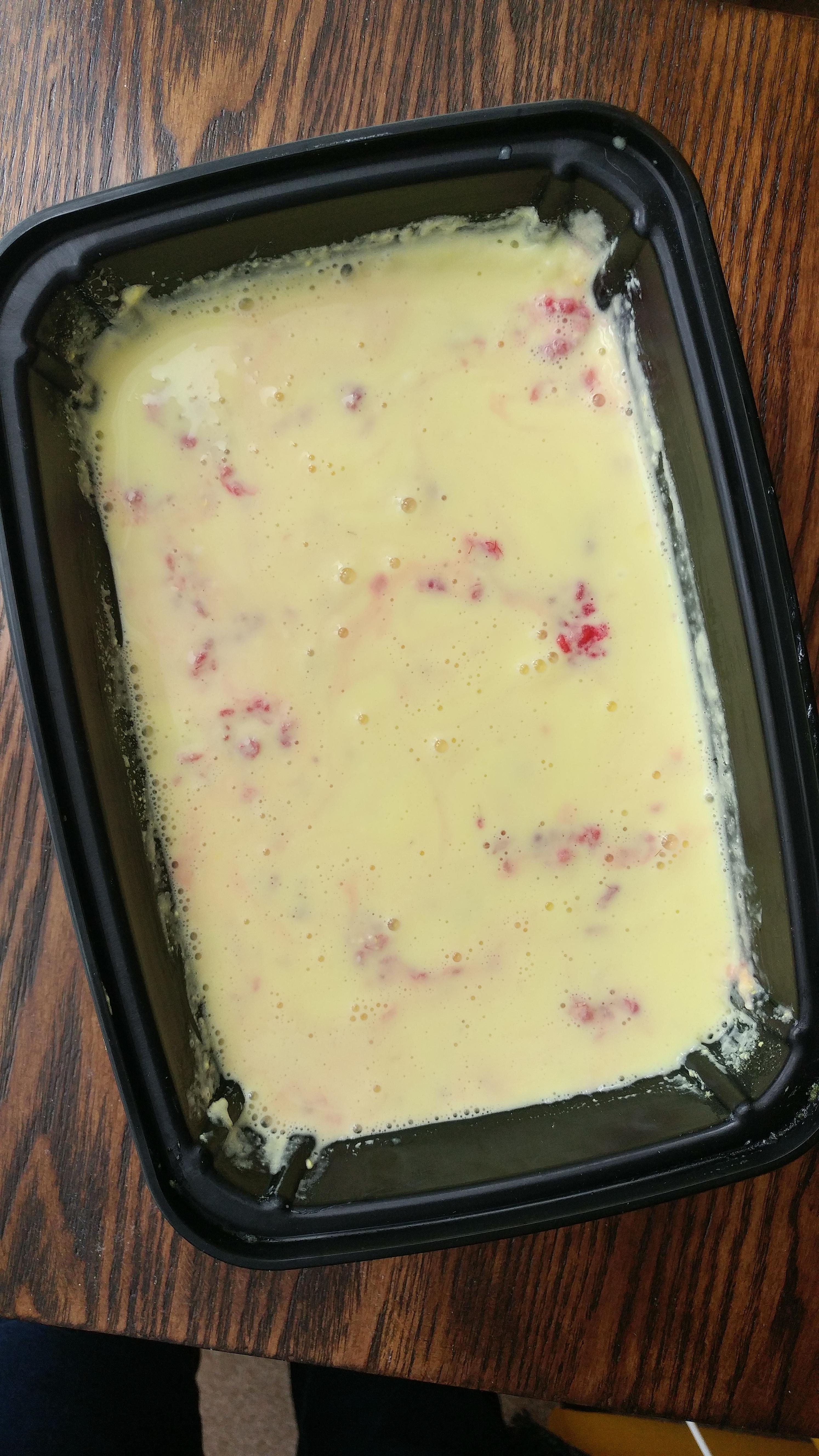 Lemon raspberry greek yogurt gelatin. One pkg flavoured sugar free