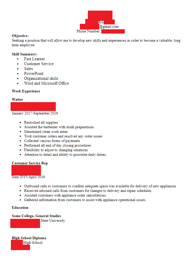 I'm a 25 year old with no marketable skills, I dropped out of college