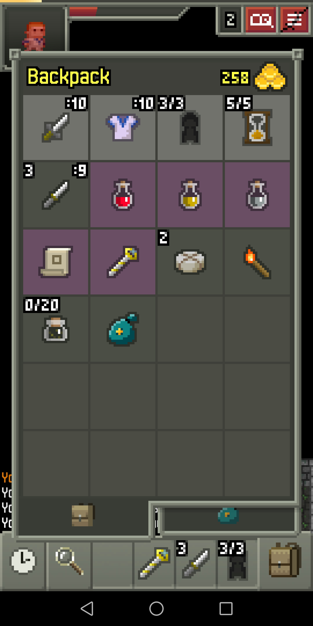 Lovely start for 7 challenge run PixelDungeon