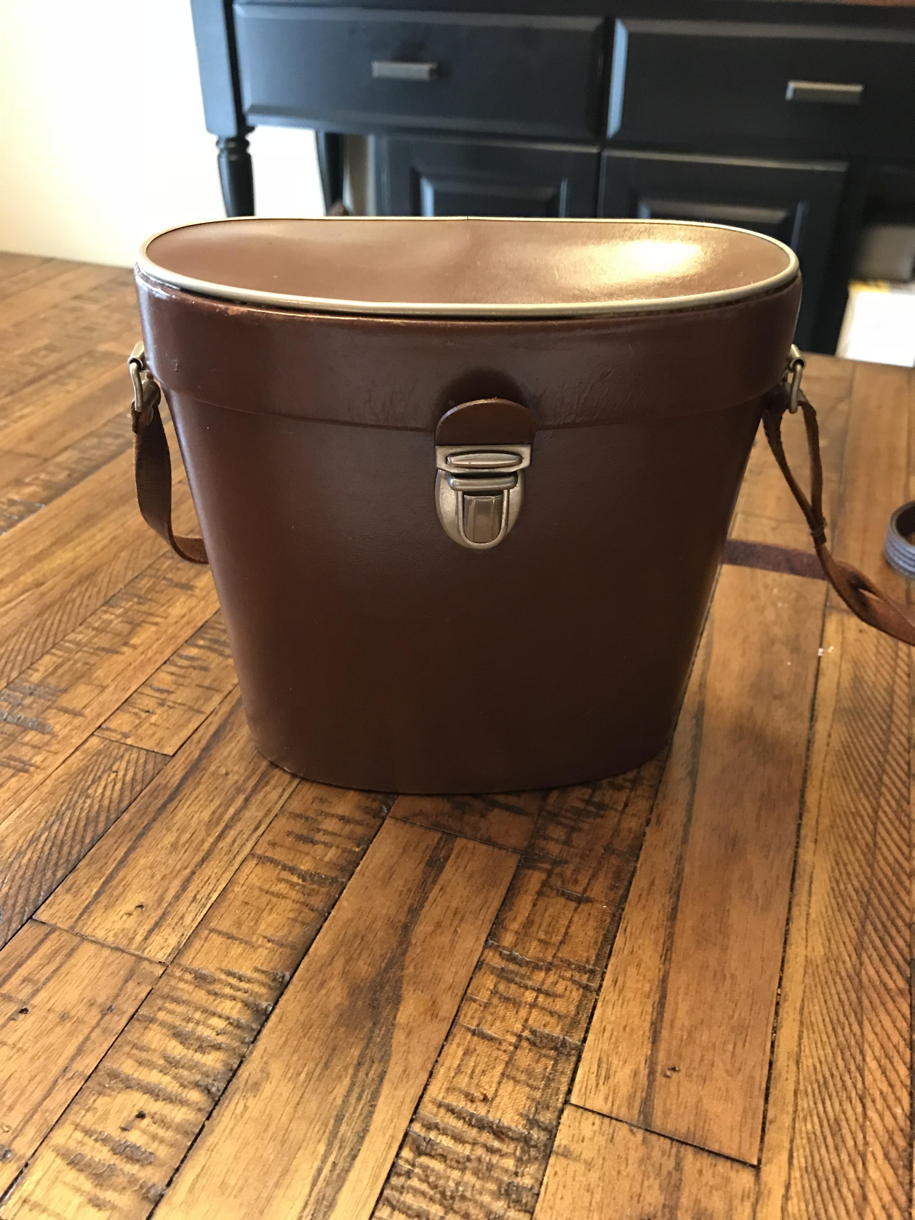 Bought this leather binocular case, didn’t have the binoculars but for