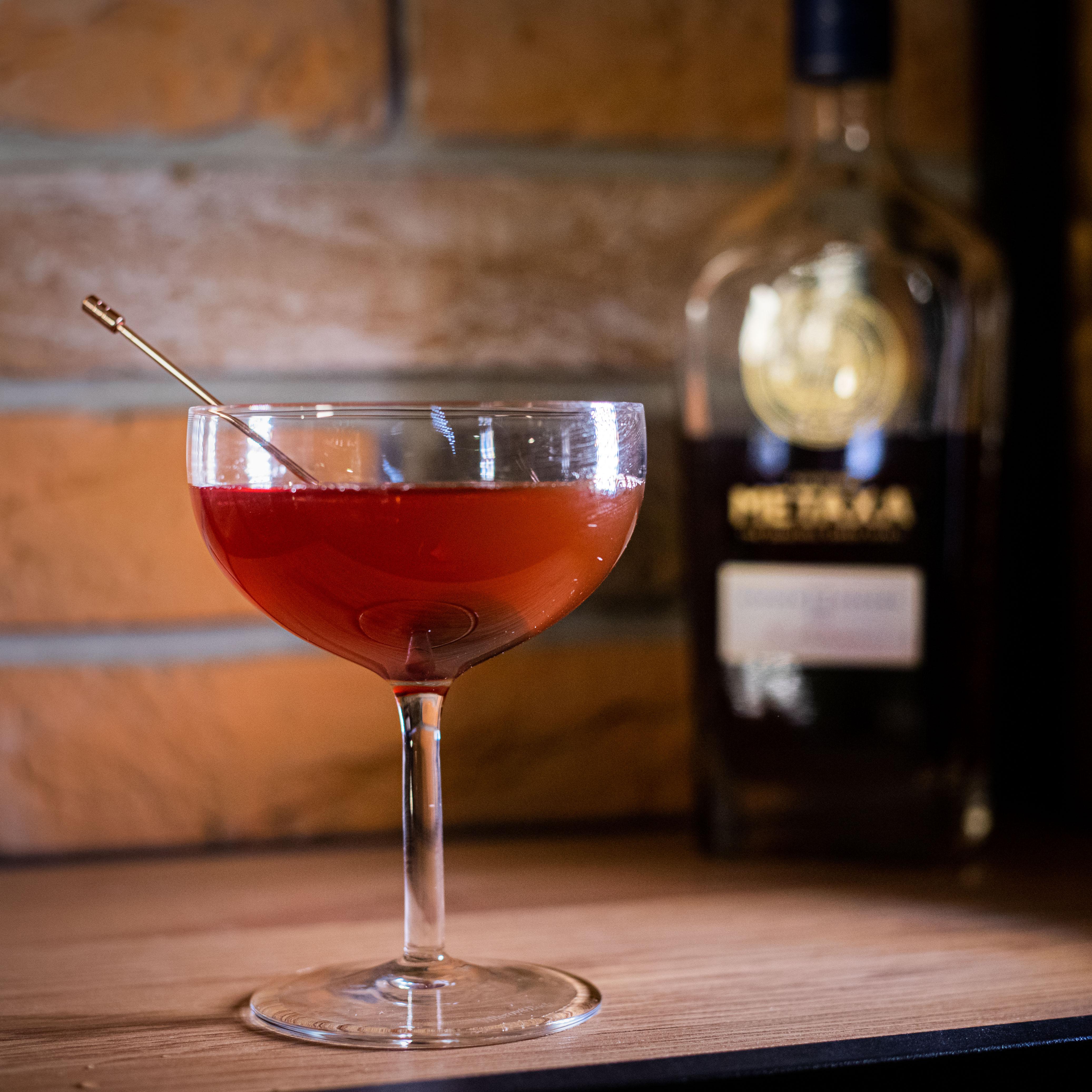 Greek Yogurt Clarified Punch in a Metaxa Manhattan r/cocktails