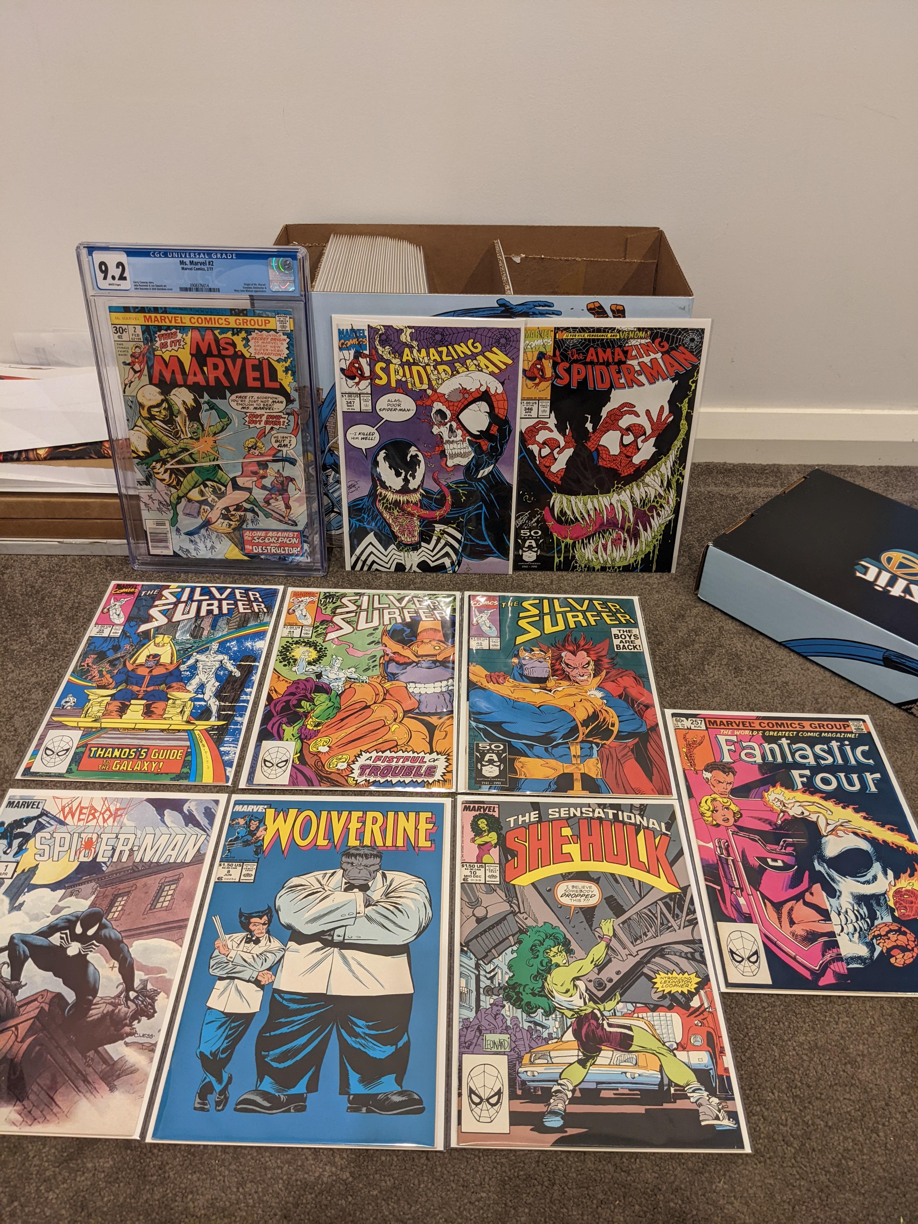 New to collecting, some of my favourite purchases this month, every comic book I own is in this