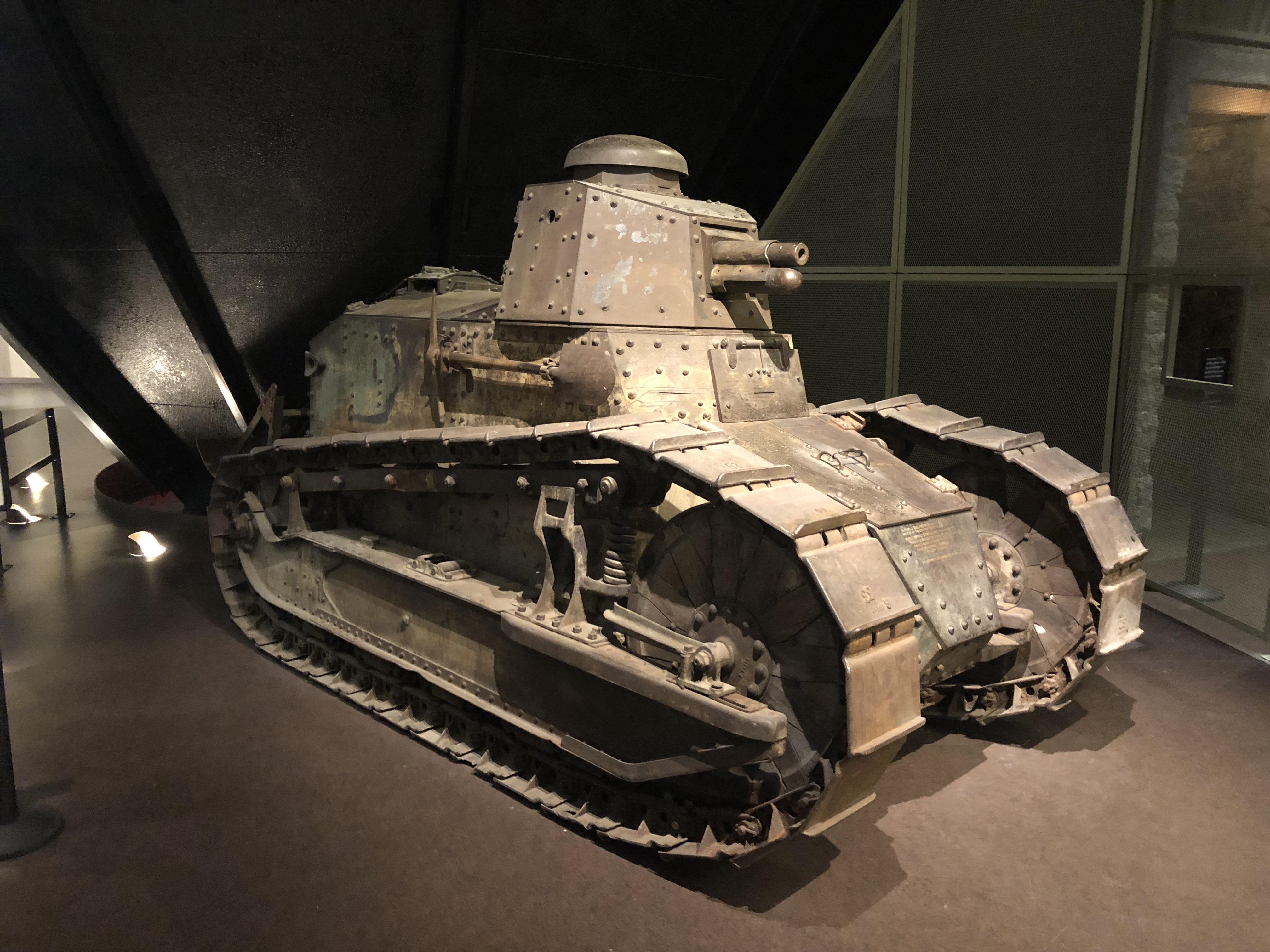 Renault FT 17 tank at the National World War 1 museum in Kansas City