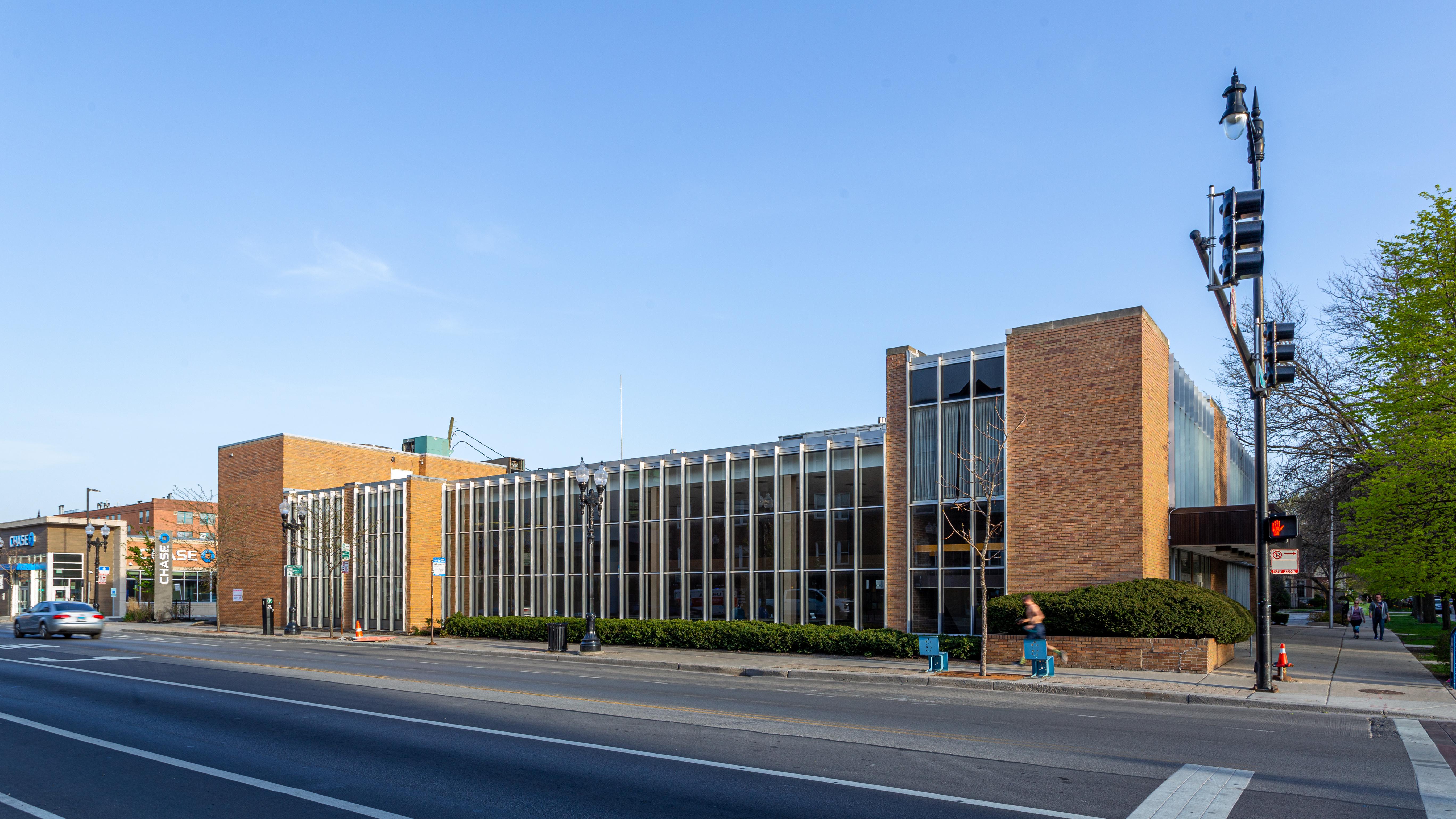 The former Bank of Ravenswood at Lawrence & Walcott. It was built in