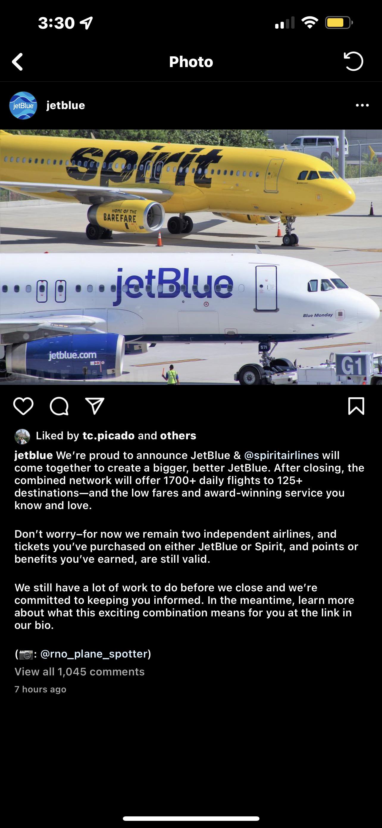 Jetblue and spirit merge, what're your thoughts? aviationmaintenance
