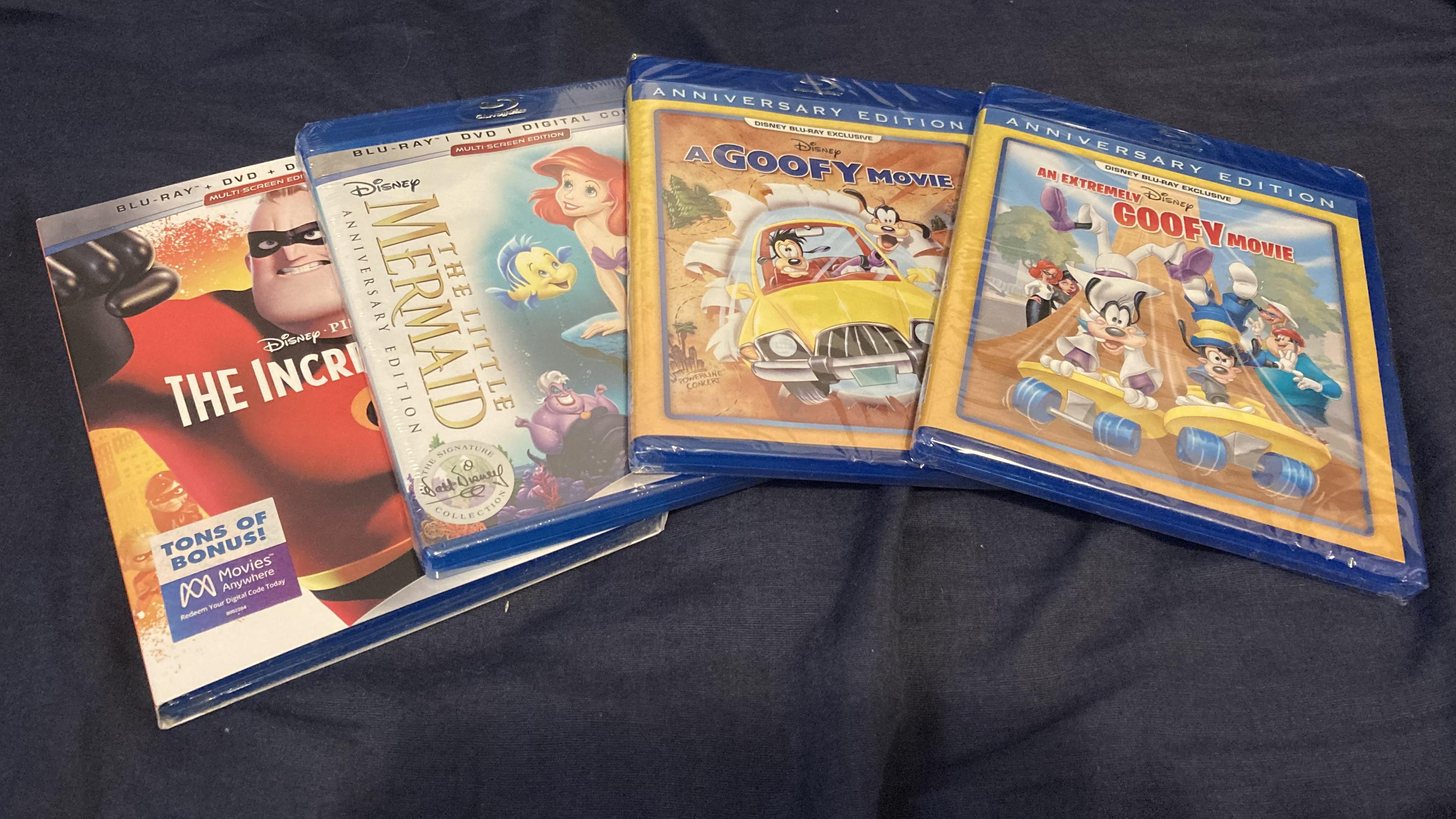 Joined Disney Movie Club Bluray