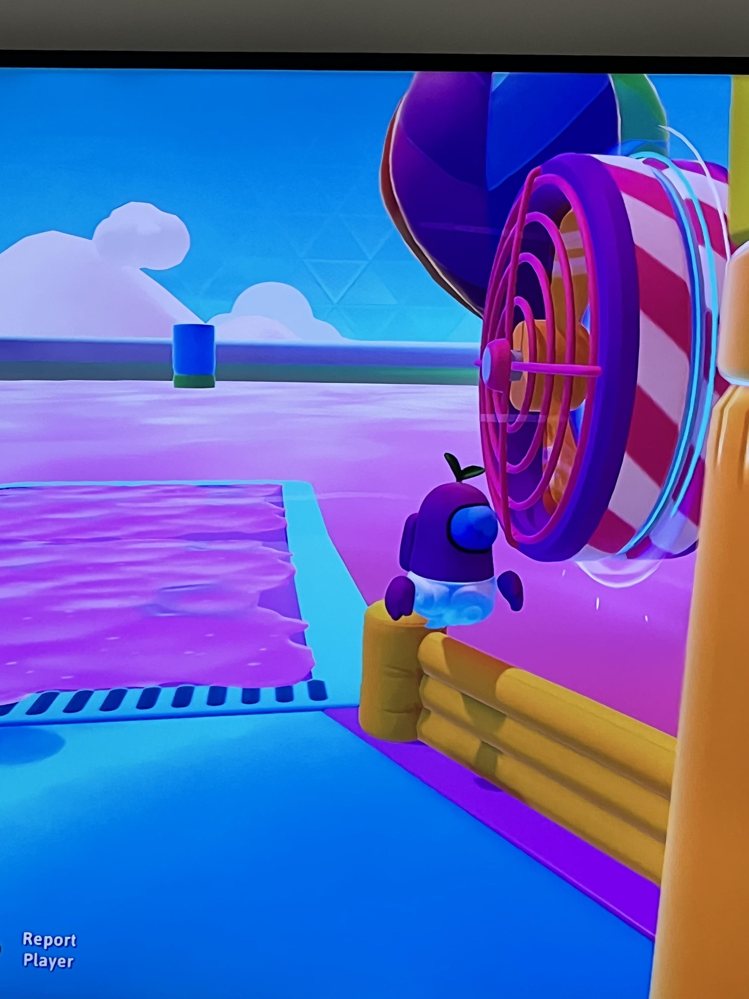 Does anybody know how they got this purple Among Us skin? FallGuysGame