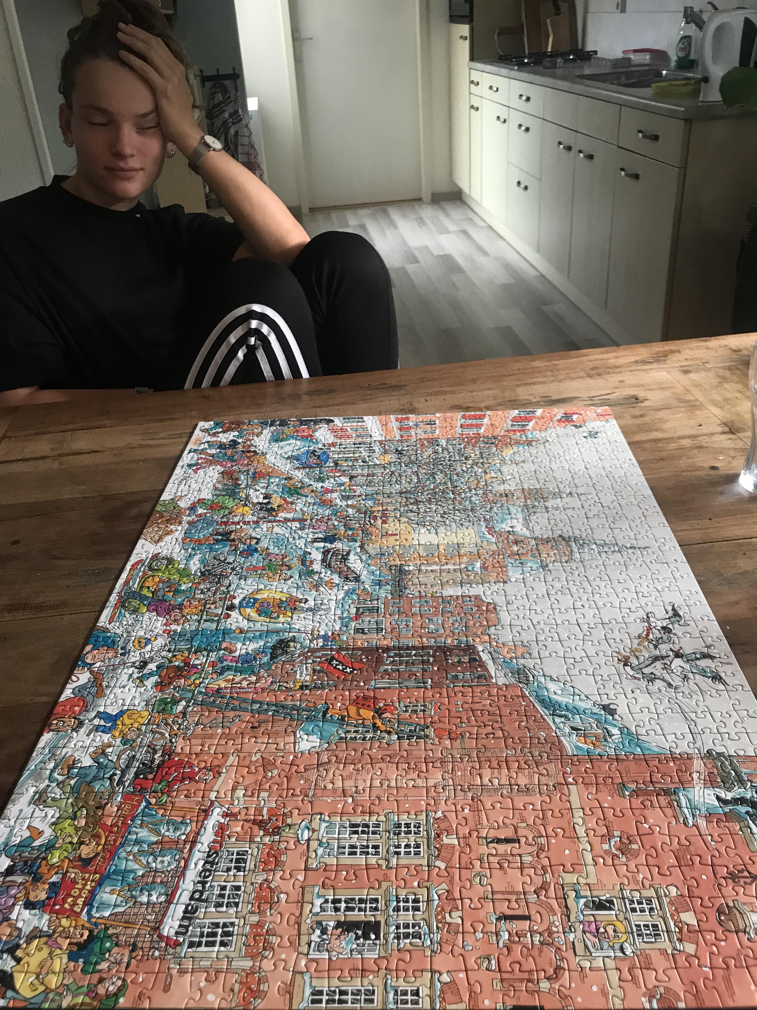 First puzzle (1000 pcs) me and my gf made, we didn’t know what we