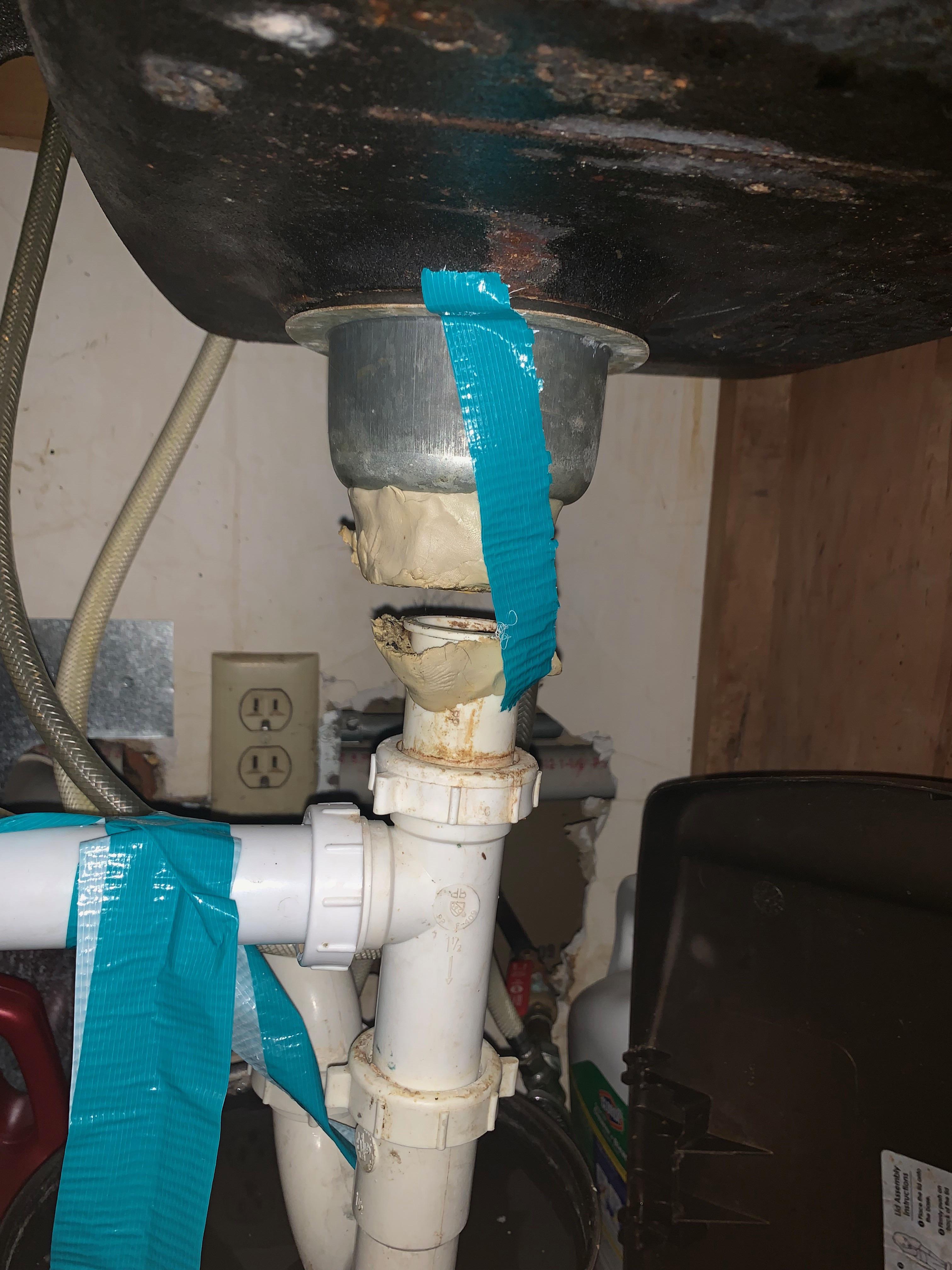 Yeah, the landlord tried to stop the leak. Not a plumber