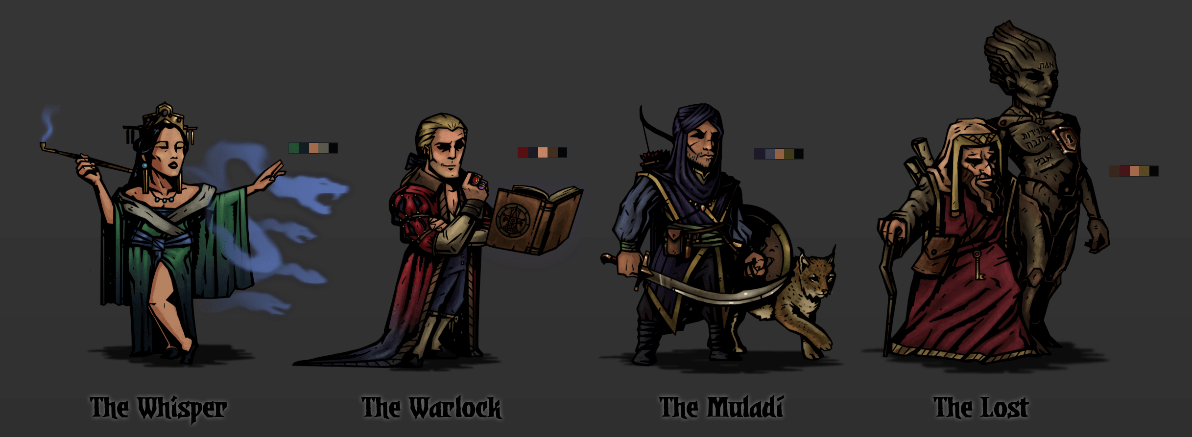 _Darkest Dungeon characters sheet_ (VOL. 2) by Von Krolock r