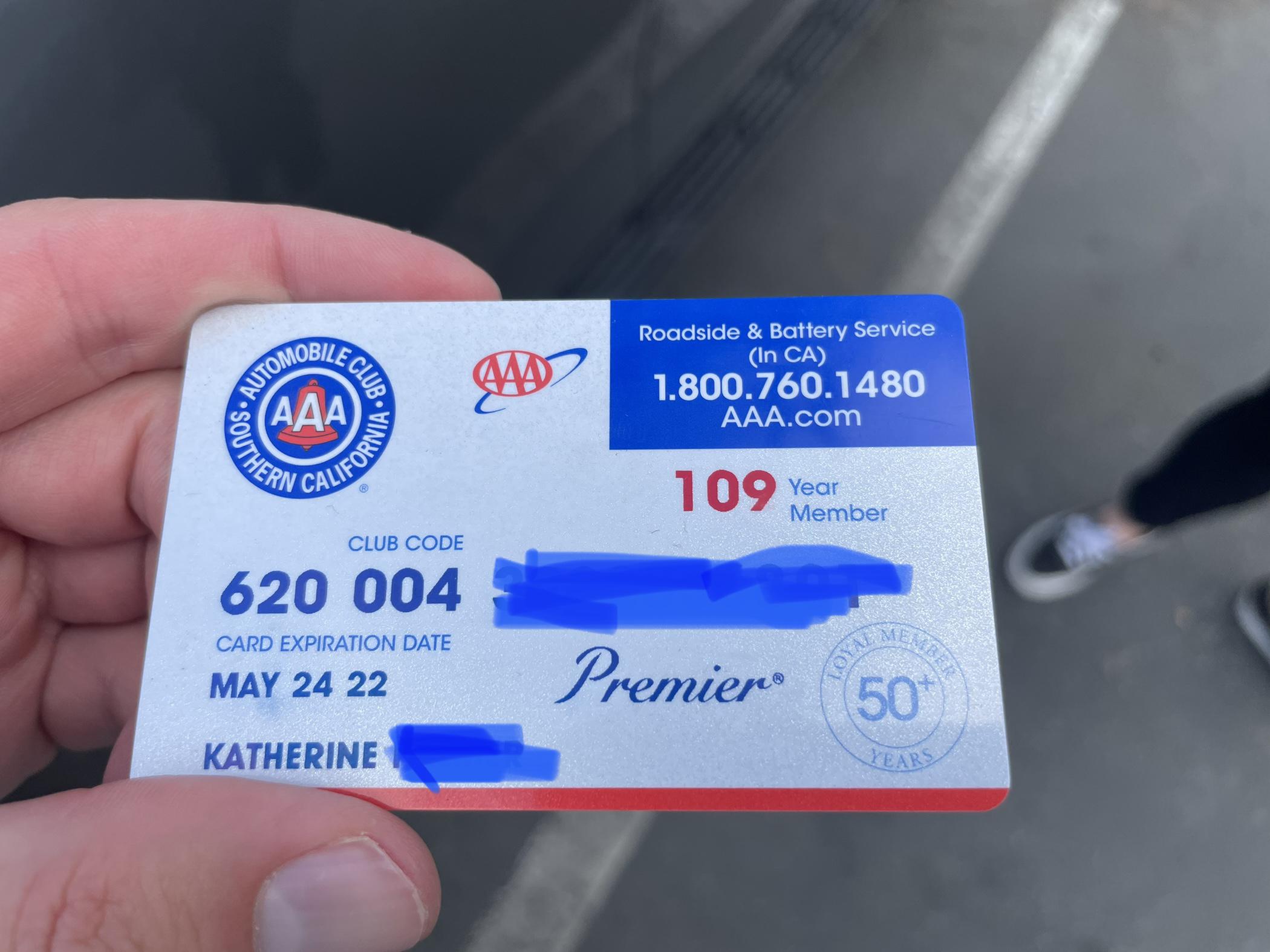 My Boss Has A 109 Year Old Aaa Membership : R/Mildlyinteresting