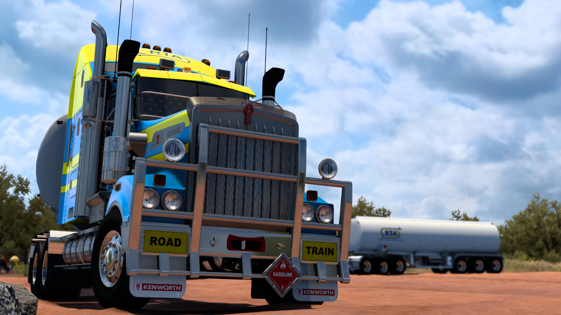 Road Trains of Australia Kenworth T908 Triple Road Train r/trucksim
