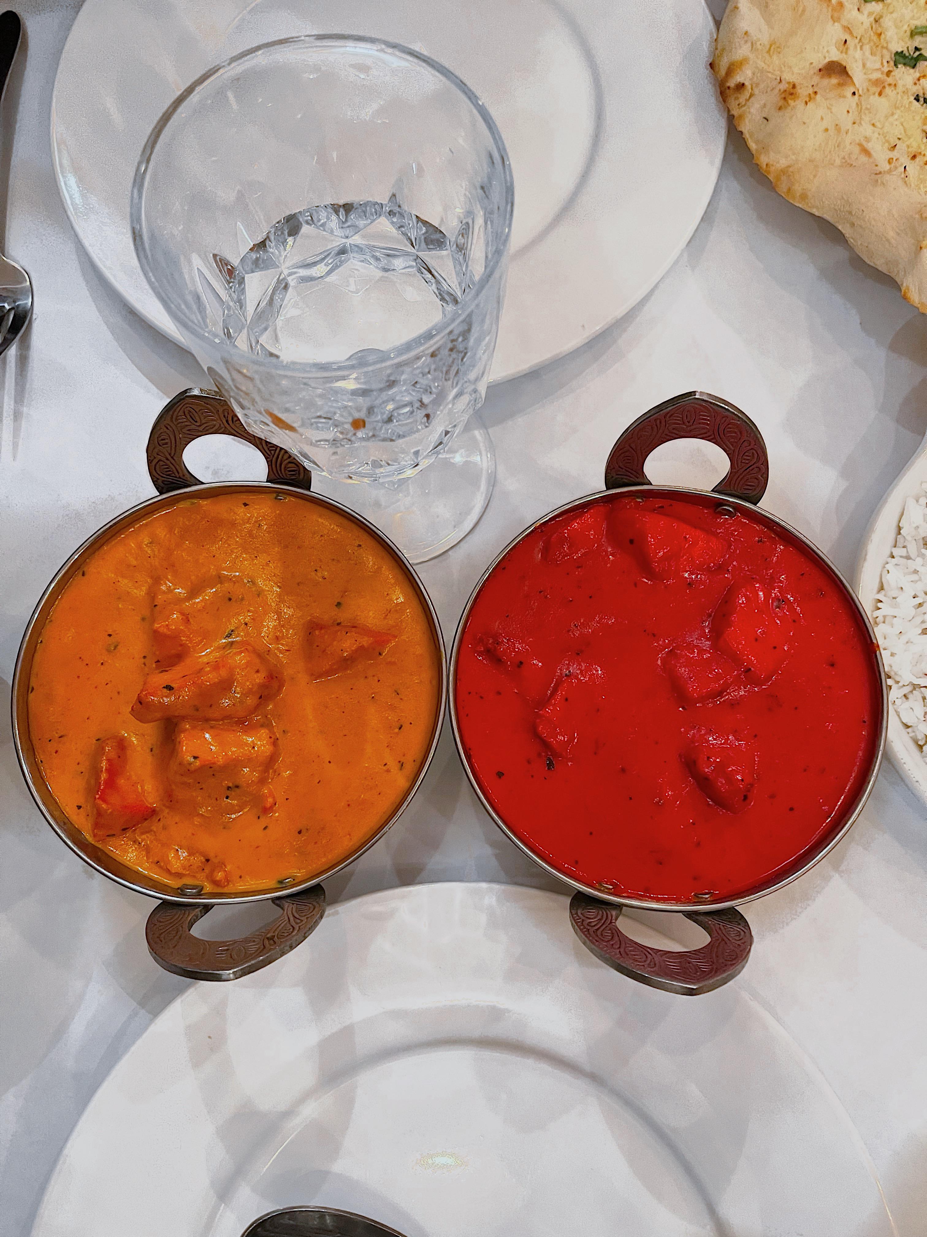 Butter chicken and chicken tikka masala FoodPorn