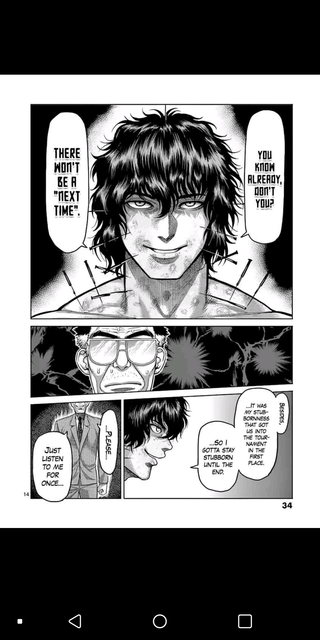 Would Ohma have died even after forfeiting the tournament? Kengan_Ashura