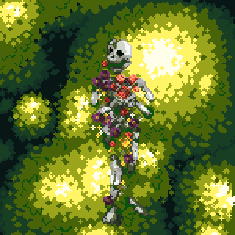 Dead, Flowers by me r/PixelArt