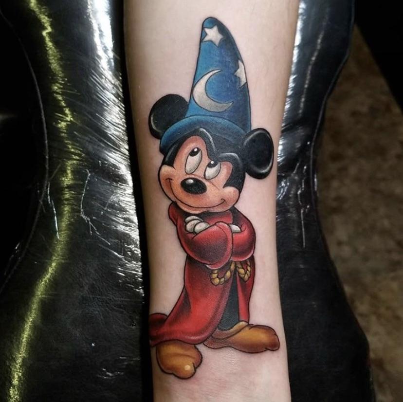 First tattoo done by Curtis Saffels, Inked Expressions