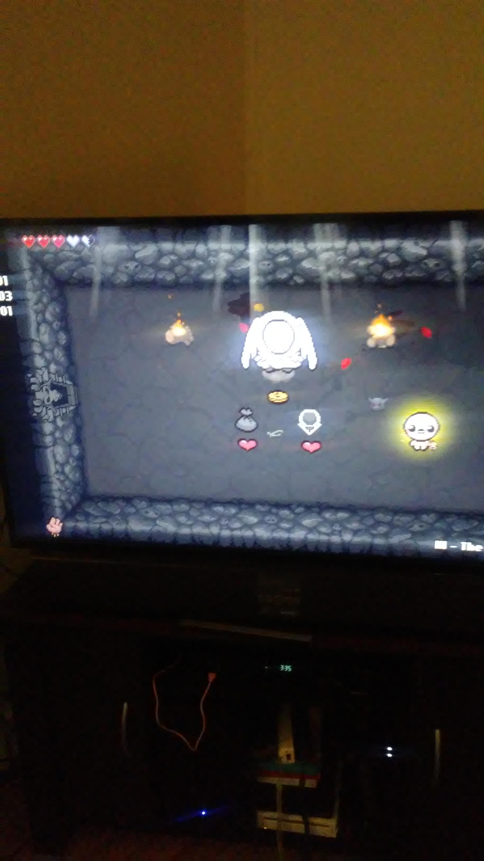 Angel statue in Devil room. bindingofisaac