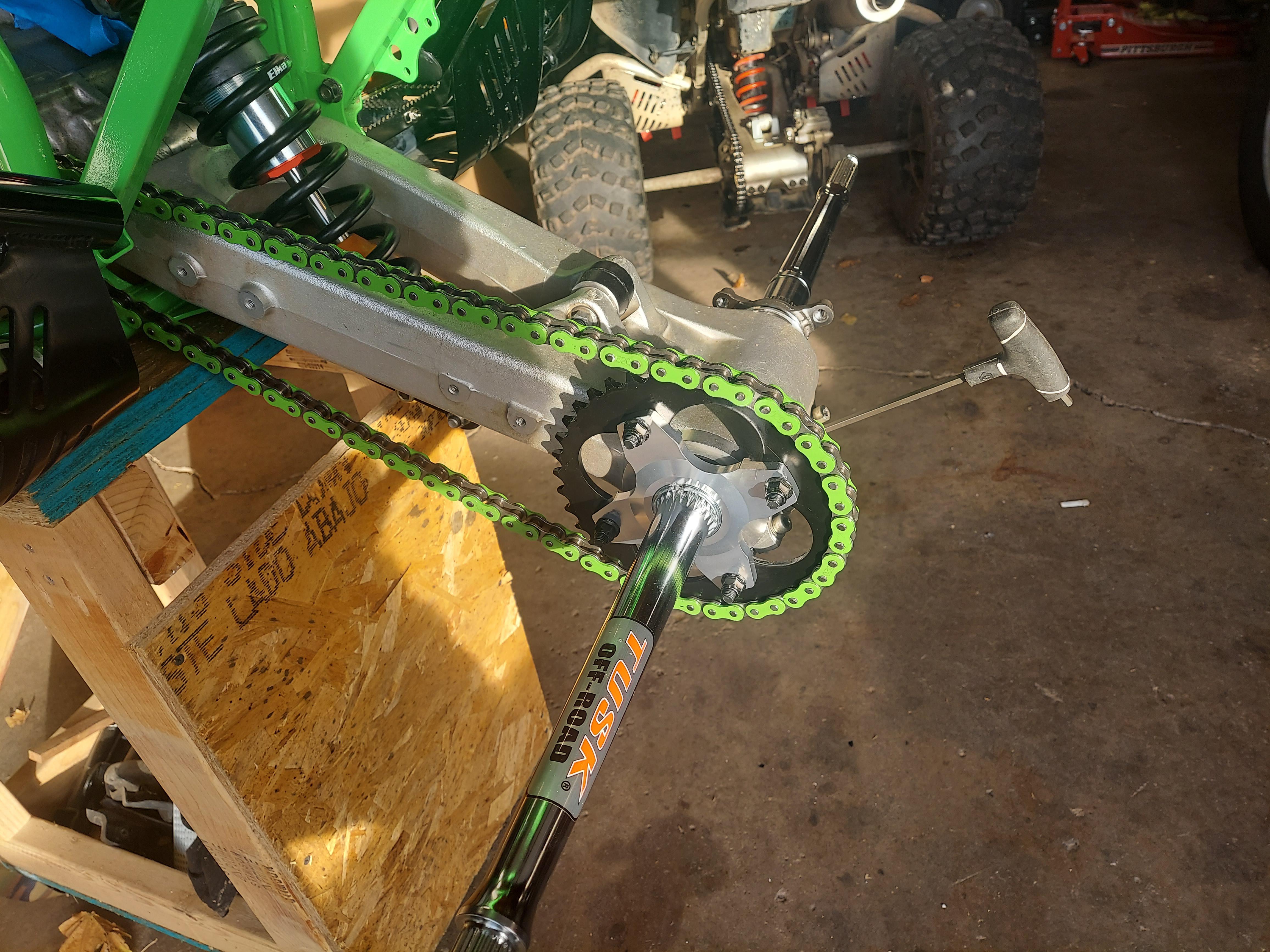 2005 Honda TRX450ER New Tusk axle and carrier bearing. r/ATV