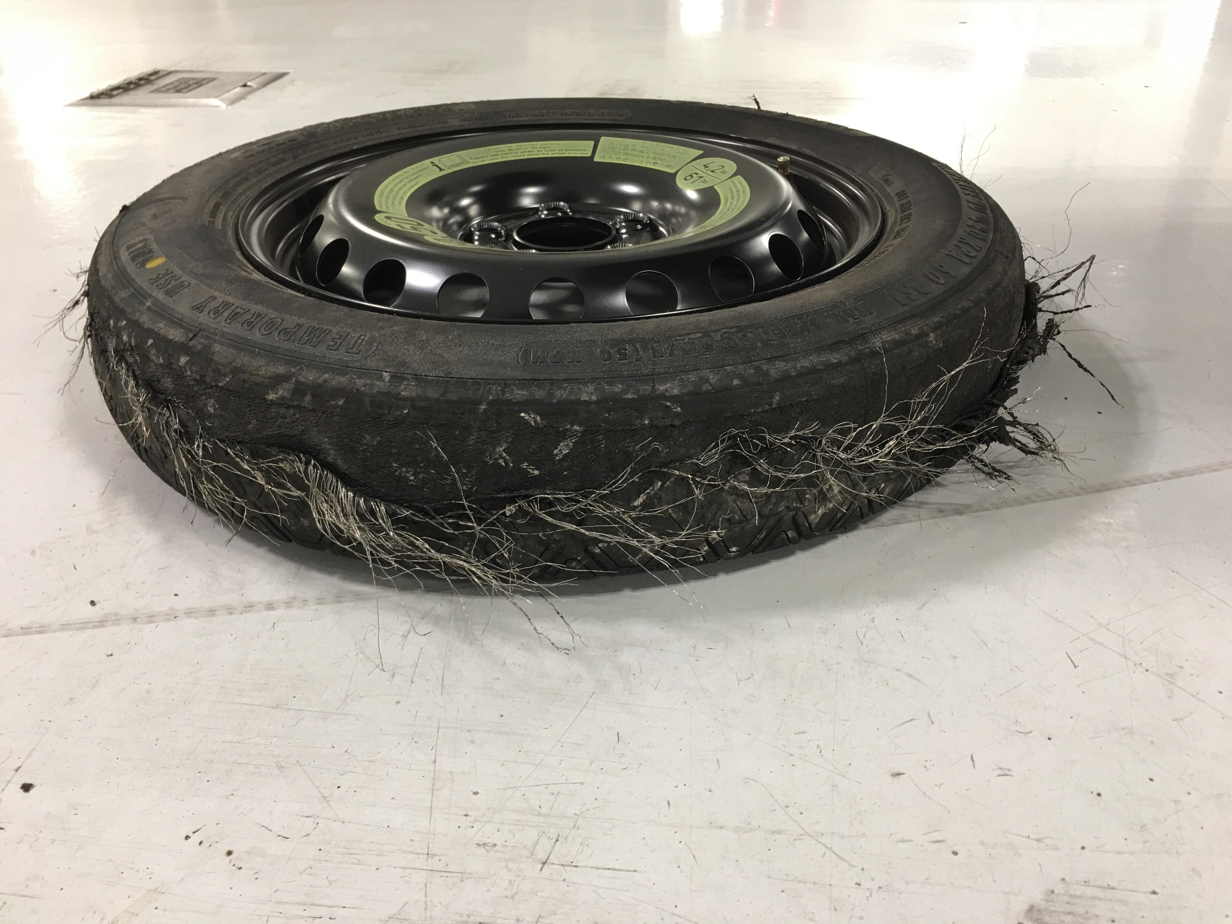 Spare tire that rolled into the shop a few weeks ago. r