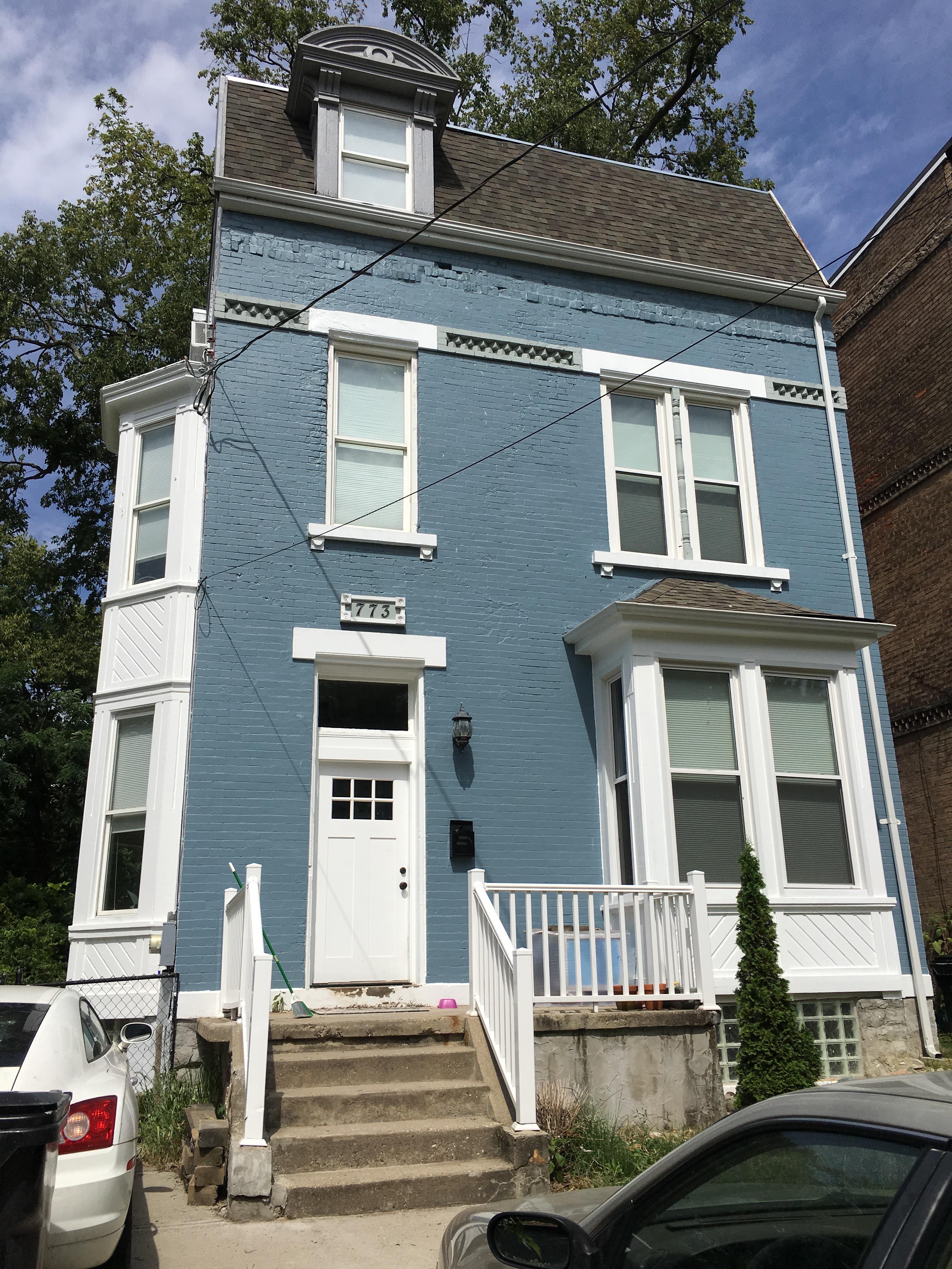 My 1881 home in the Incline District, Cincinnati OH. Love living in