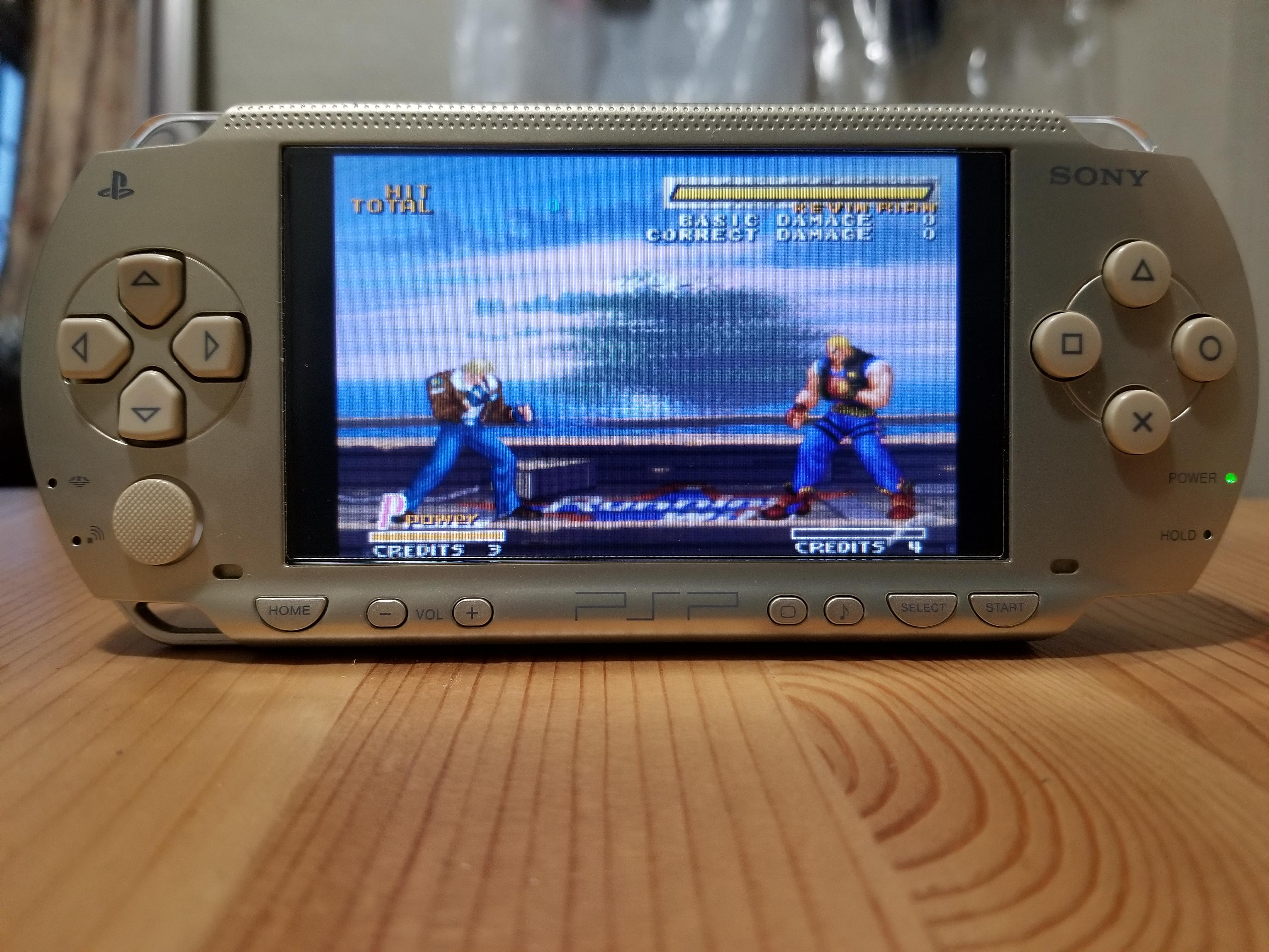 Neo Geo on PSP 1000 champagne gold! r/PSP